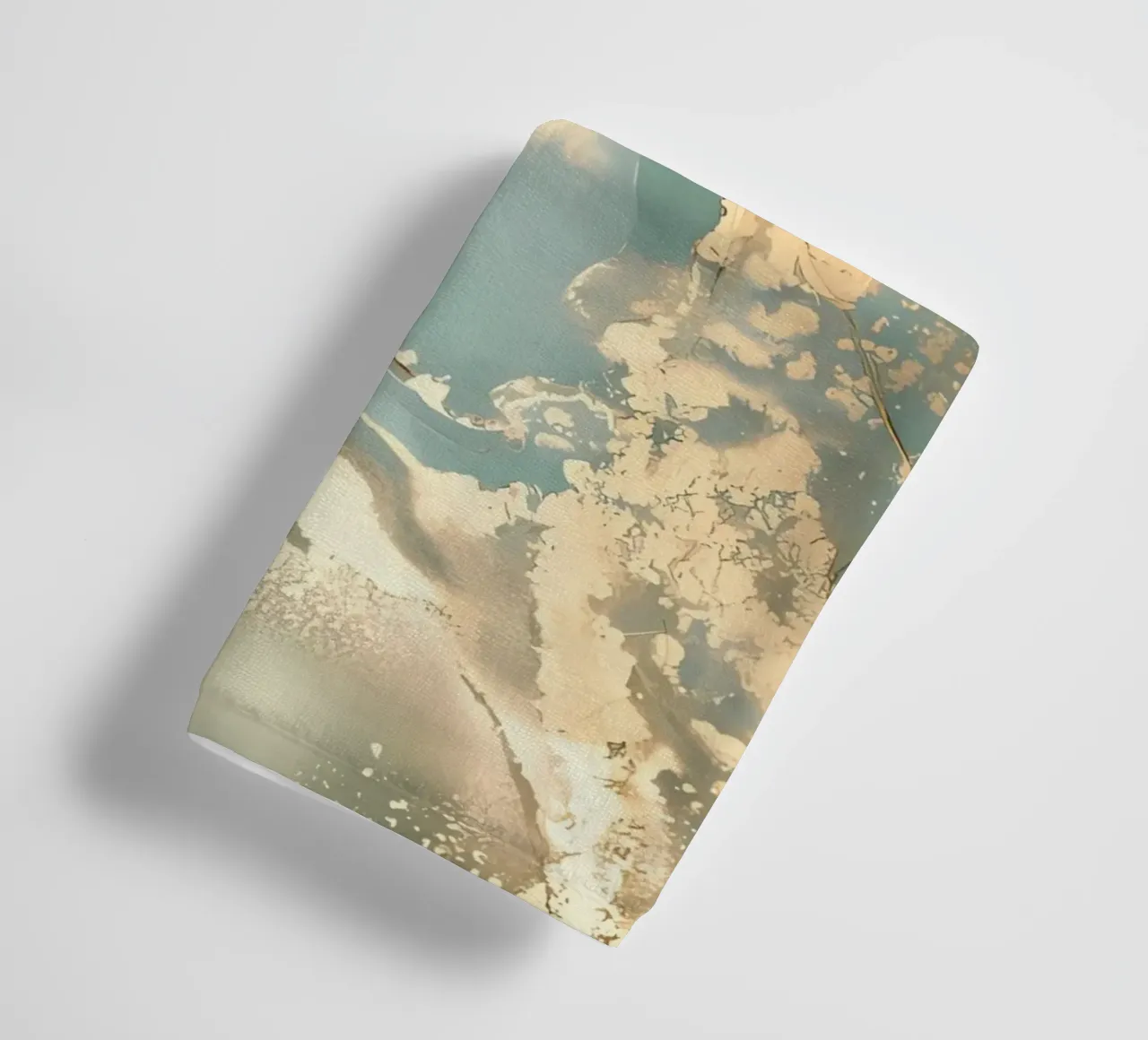 Abstract Green Marble No1 towel by mitaco