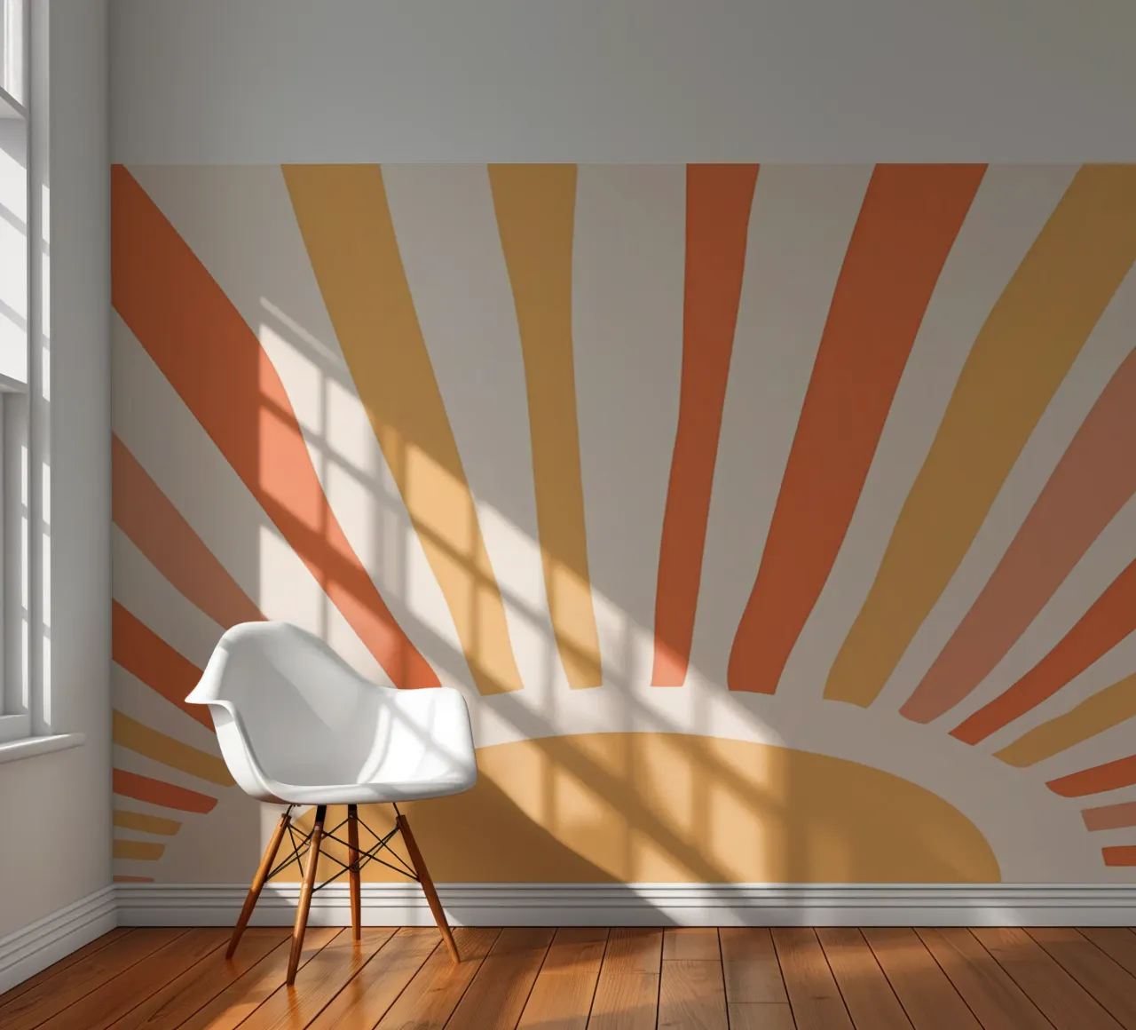 Un soleil haut en couleur papier peint photo de Manhmai