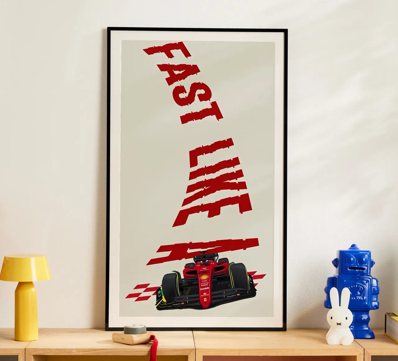 veloce come una macchina poster da Manhmai