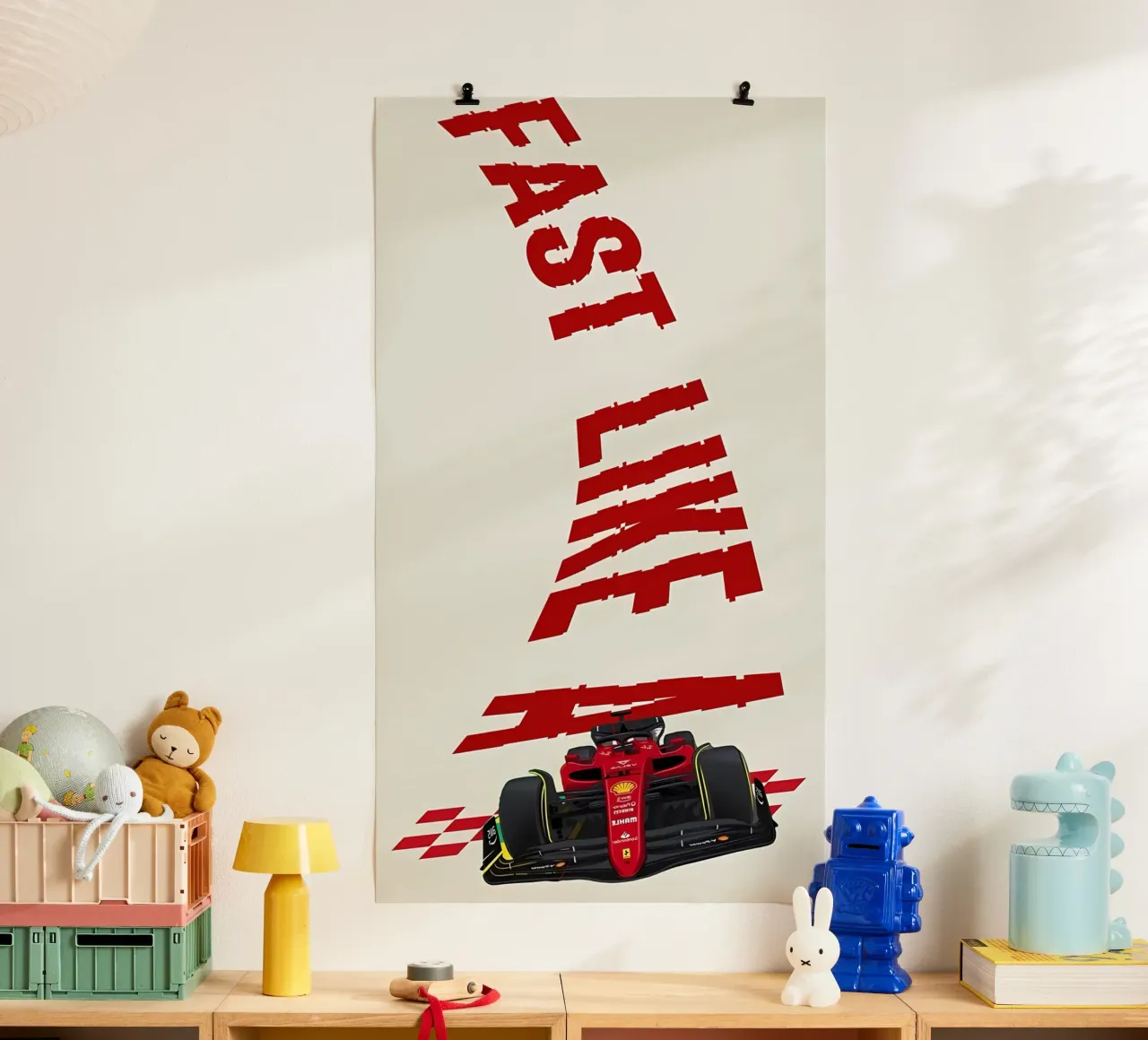 veloce come una macchina poster da Manhmai