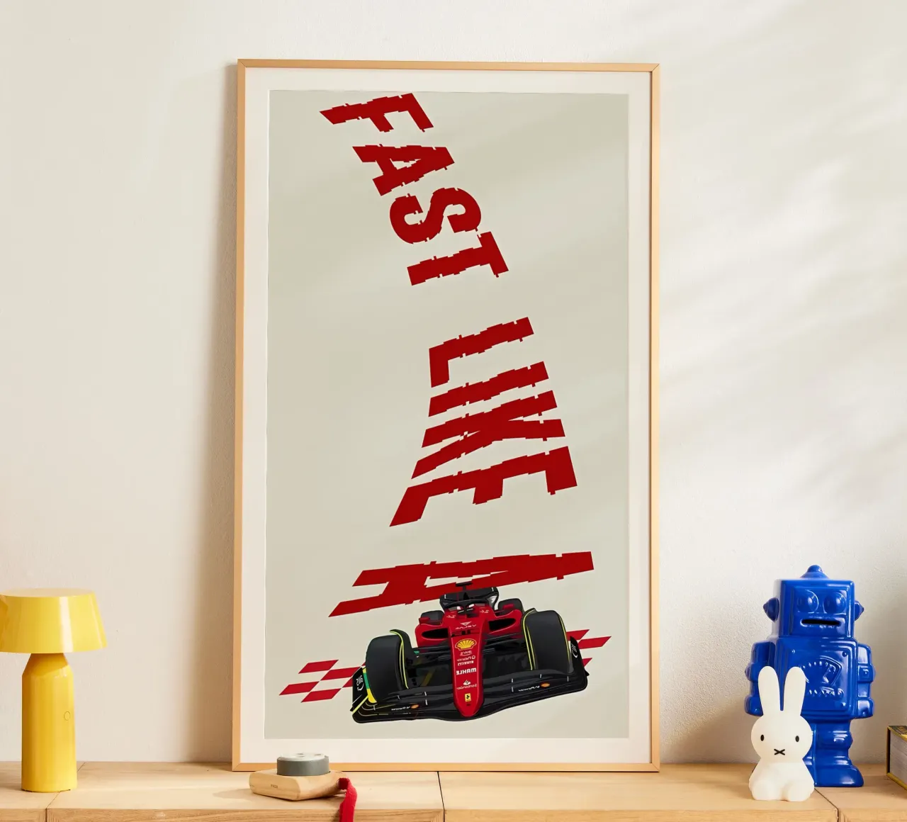veloce come una macchina poster da Manhmai