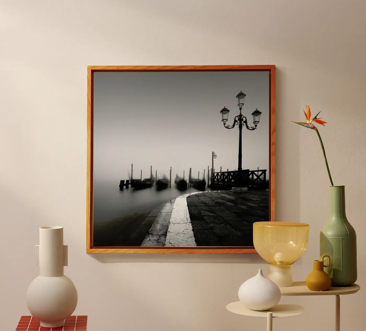 Gondola Study 1 acryl van Michael J. Reibert