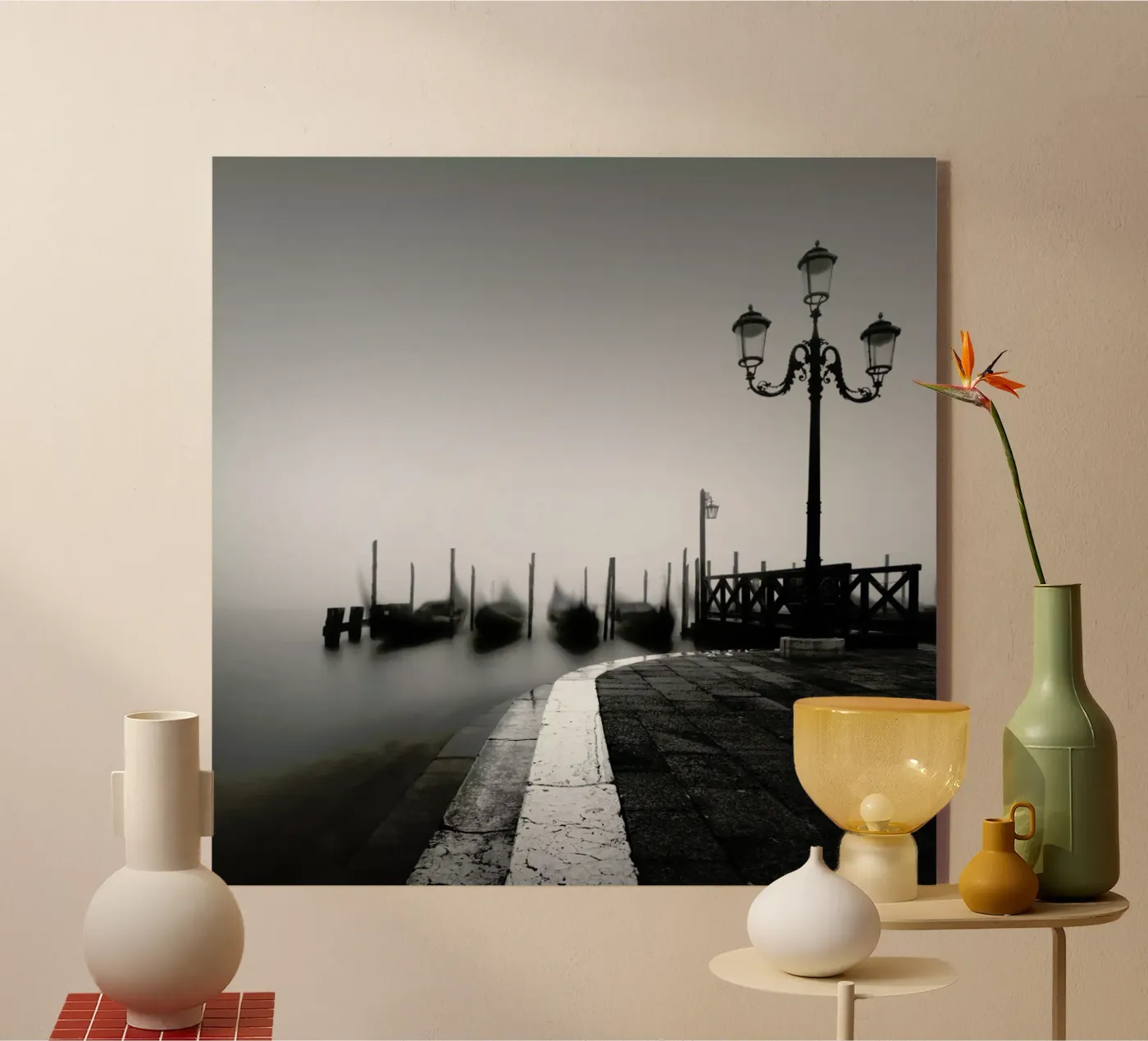 Gondola Study 1 acryl van Michael J. Reibert