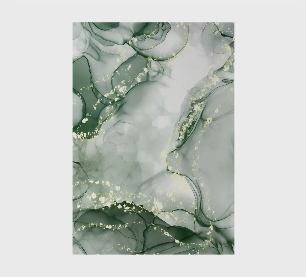 Abstract Green Marble No3 notebook by mitaco