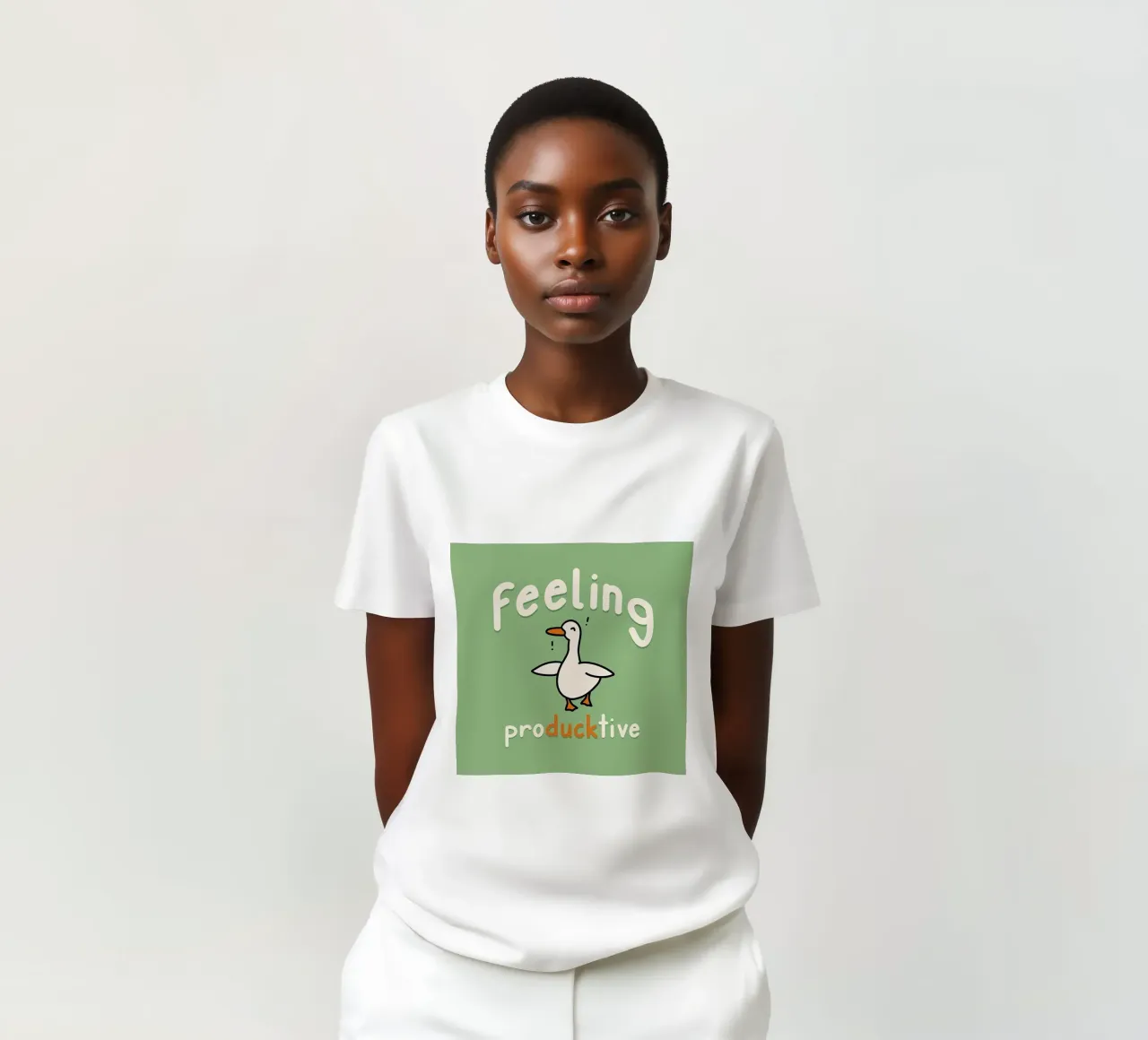 sentirsi produttivi t-shirt da Manhmai