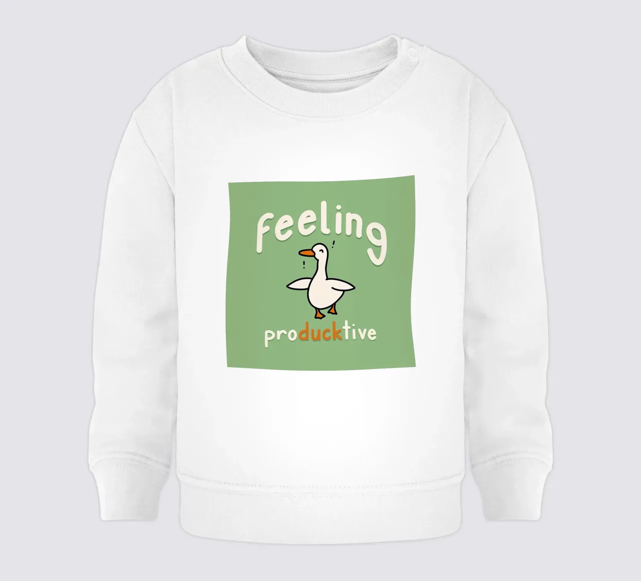 sentirsi produttivi felpa neonato da Manhmai