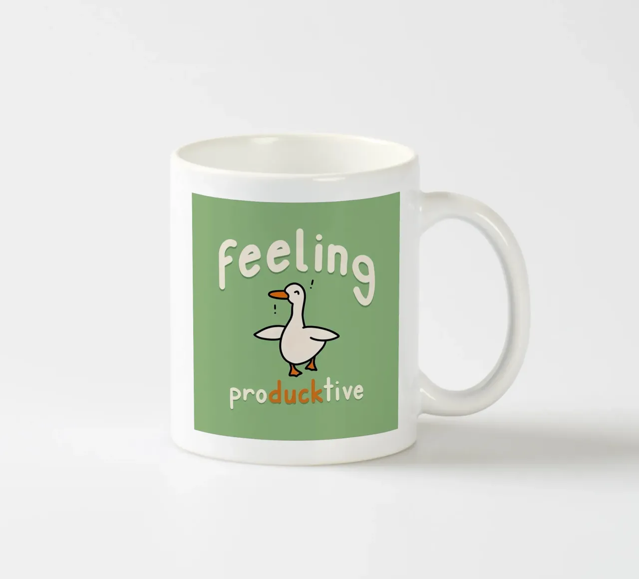 sentirsi produttivi tazza in ceramica da Manhmai