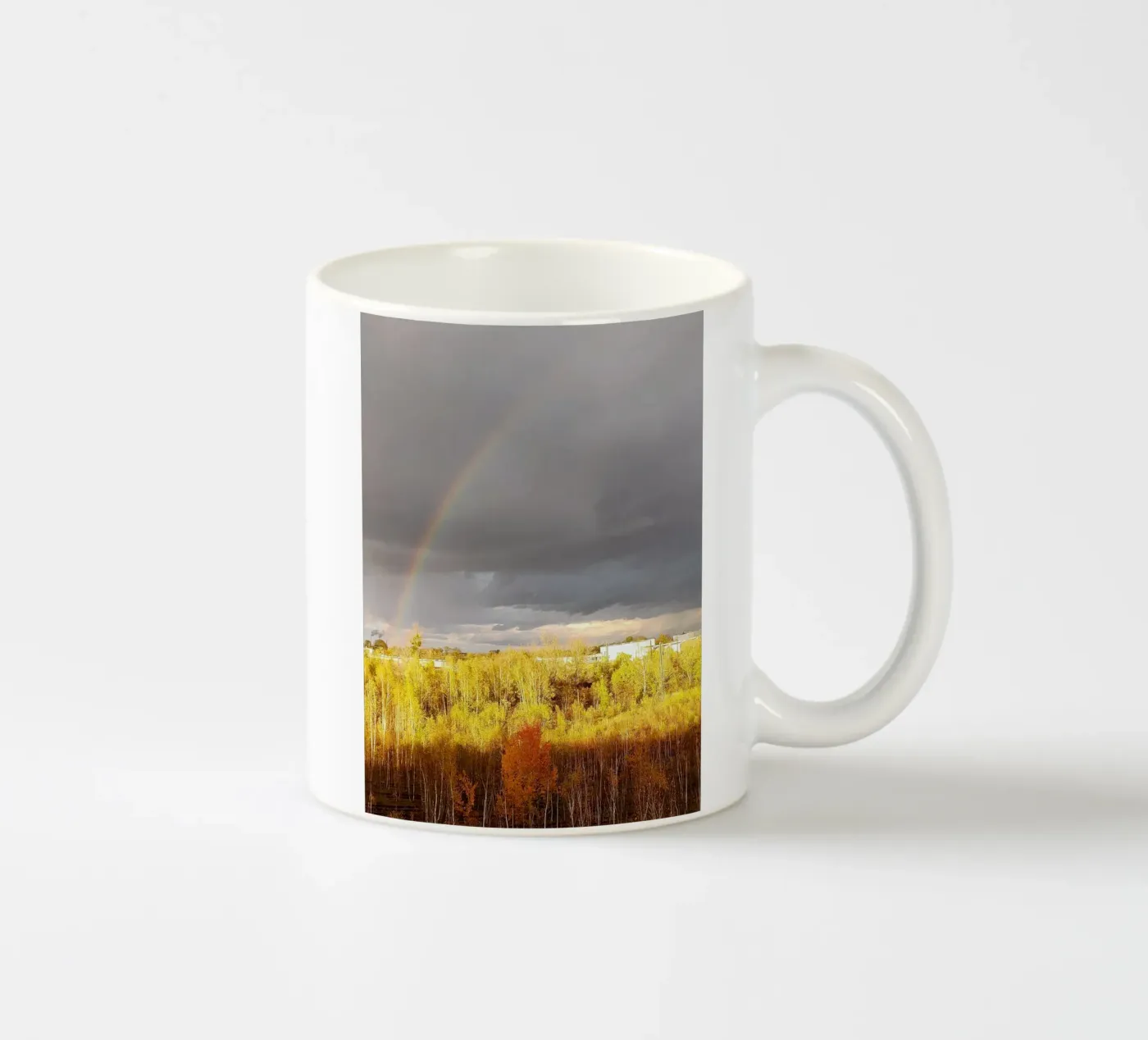 rainbow ceramic mug by SunflowerDE