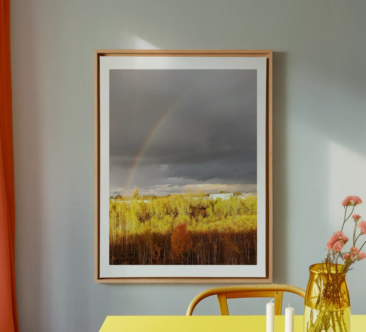 rainbow tela con Cornice a cassetta da SunflowerDE