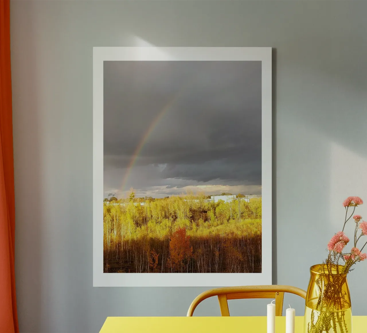 rainbow tela con Cornice a cassetta da SunflowerDE
