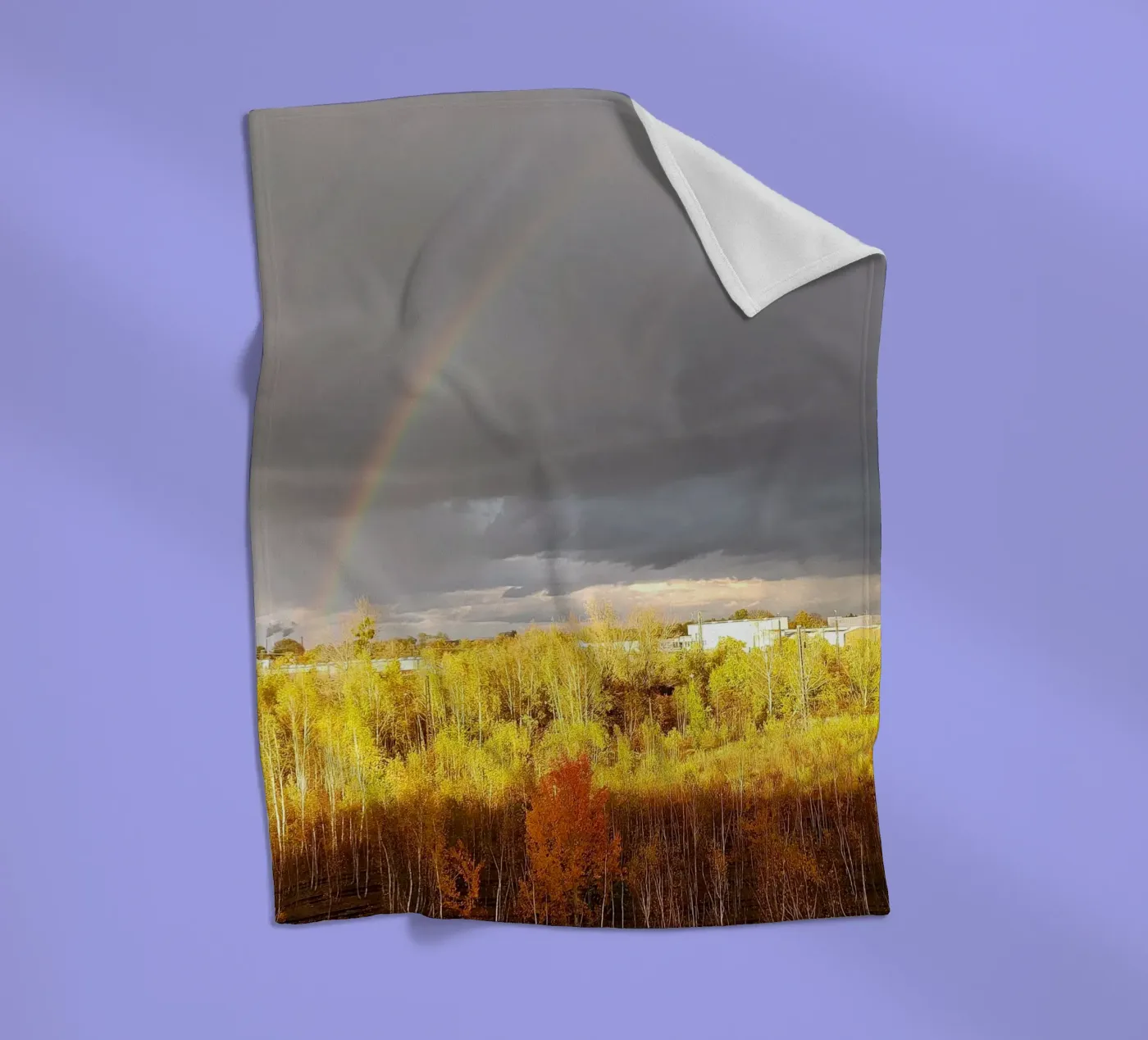 rainbow fleece blanket by SunflowerDE