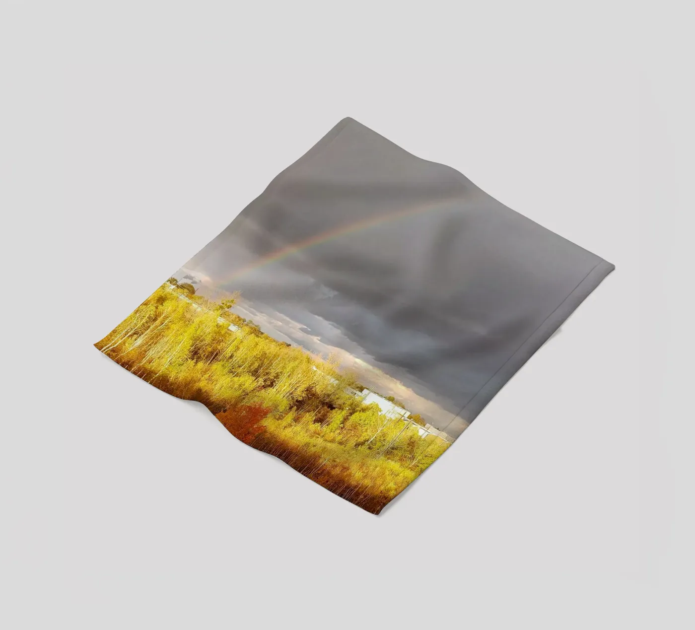 rainbow fleece blanket by SunflowerDE