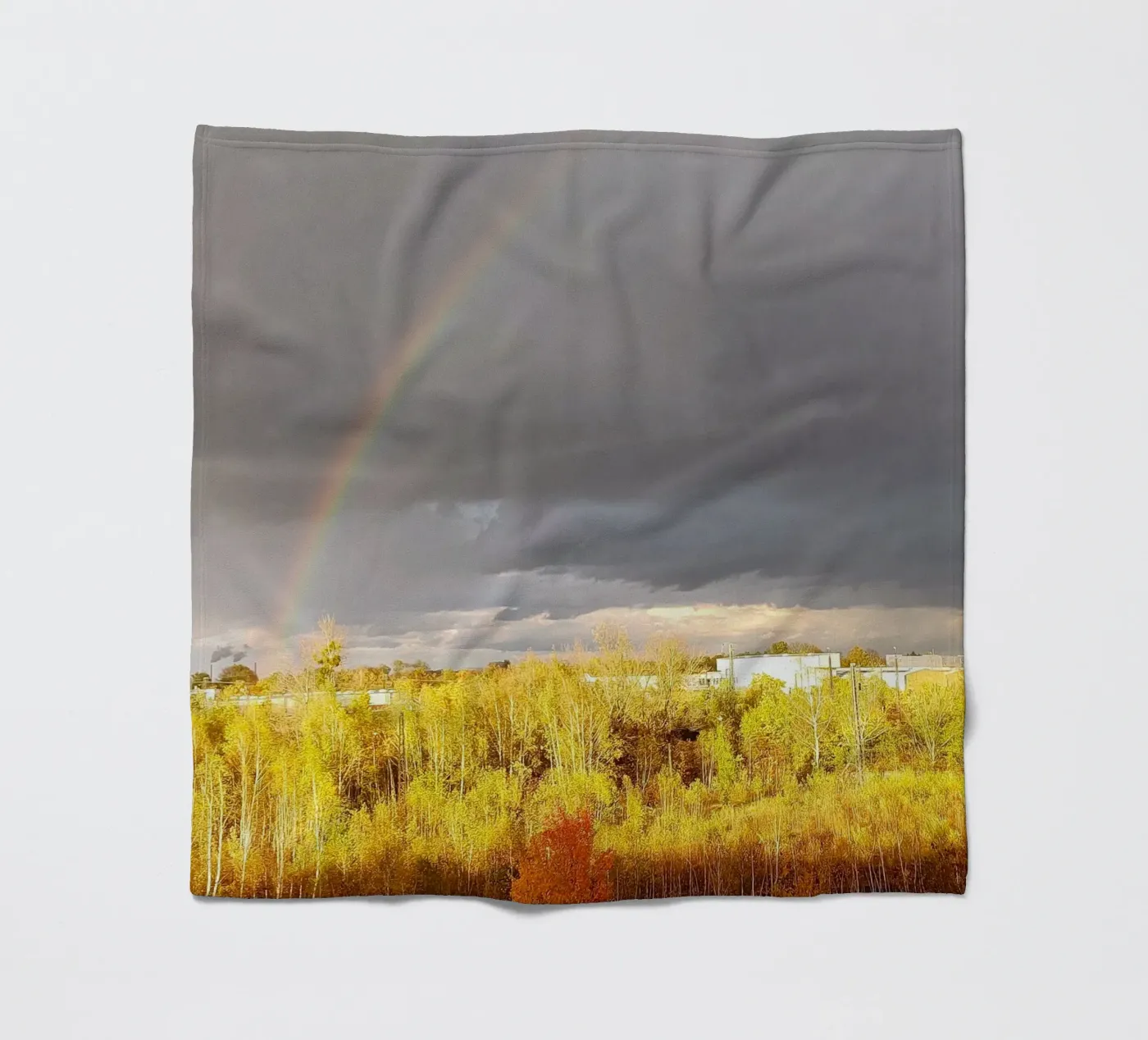 rainbow fleece blanket by SunflowerDE