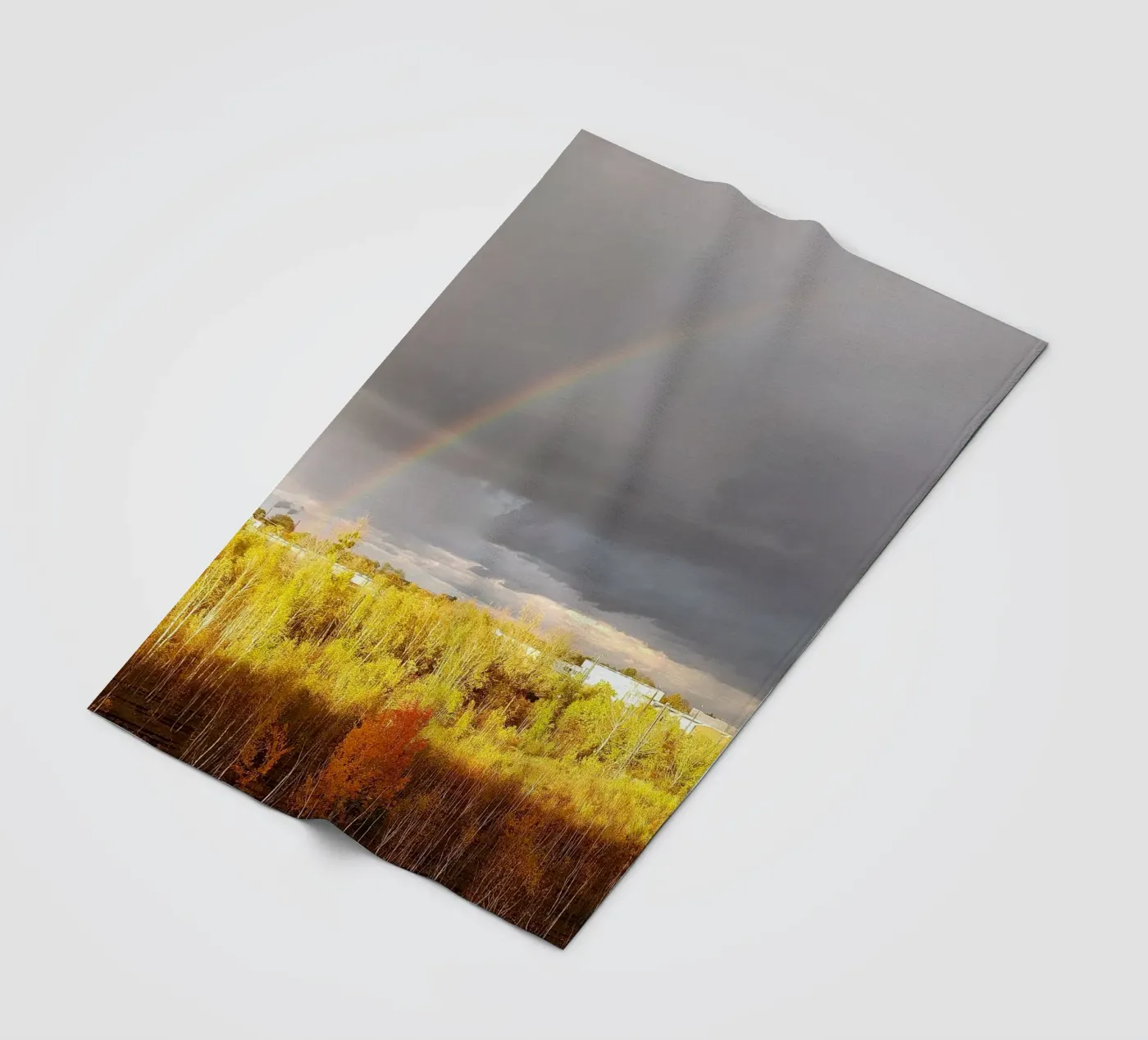 rainbow fleece blanket by SunflowerDE