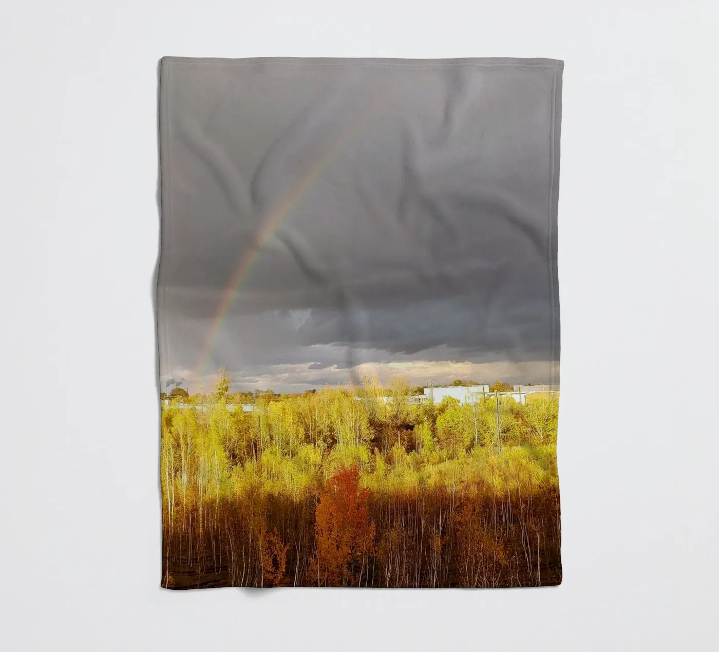 rainbow fleece blanket by SunflowerDE
