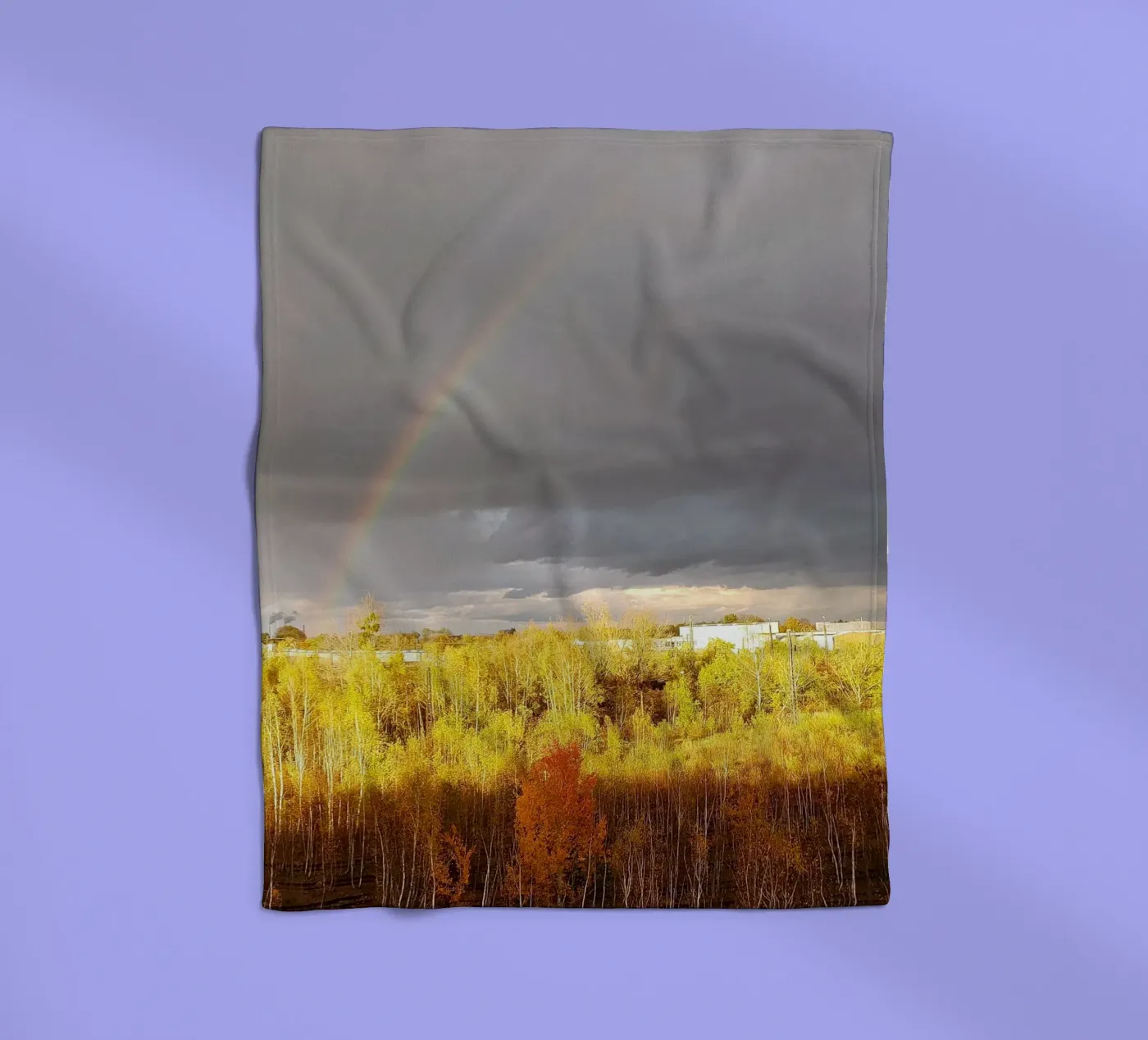 rainbow fleece blanket by SunflowerDE