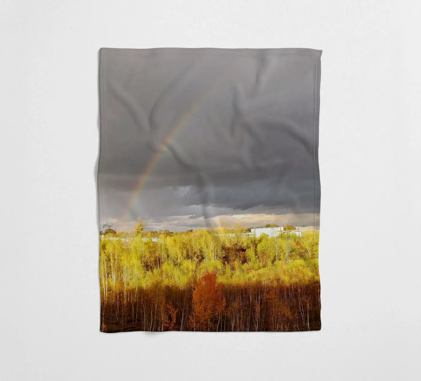 rainbow fleece blanket by SunflowerDE