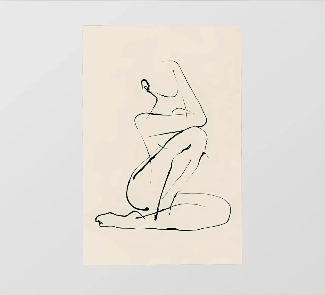 Line art femminile pellicola backlit da Manhmai