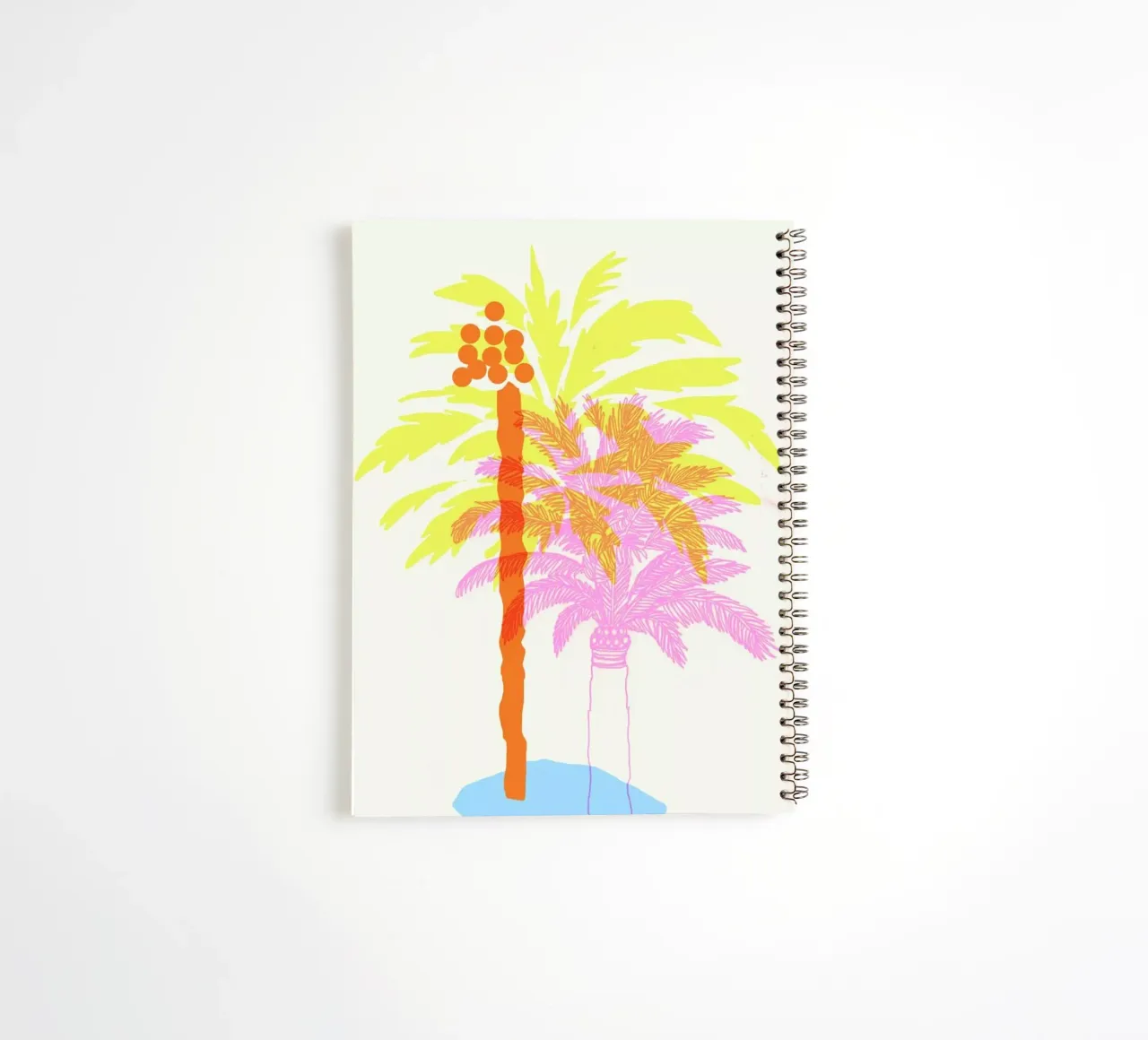 Dattelpalme 07 spiral notebook by Eva Wünsch