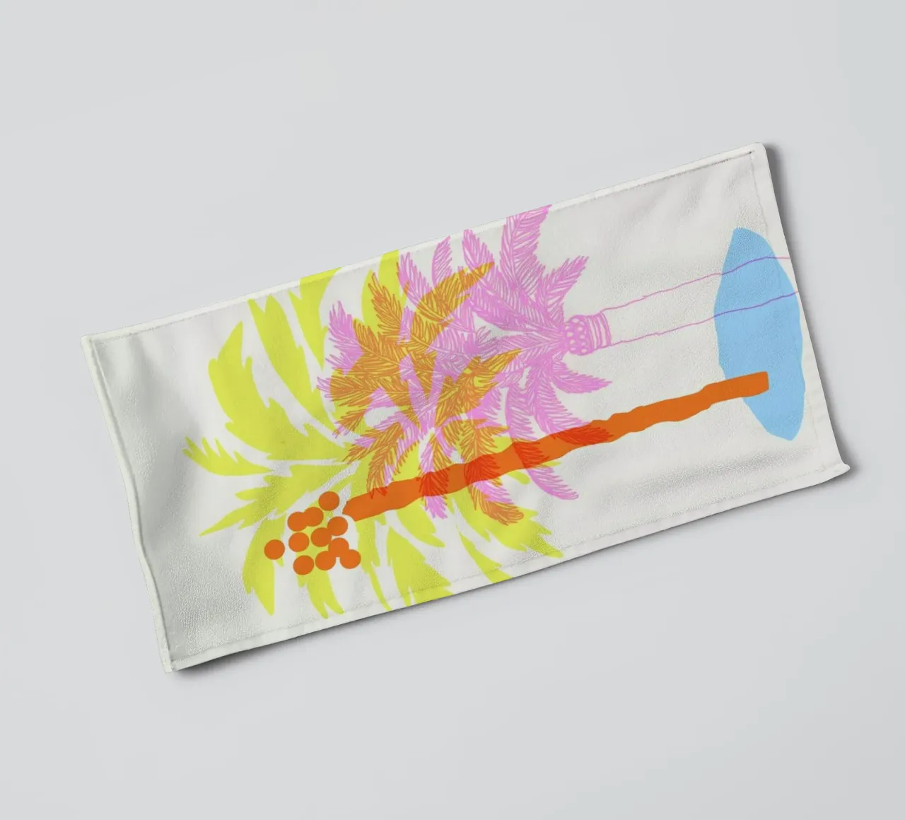 Dattelpalme 07 asciugamano da bagno da Eva Wünsch