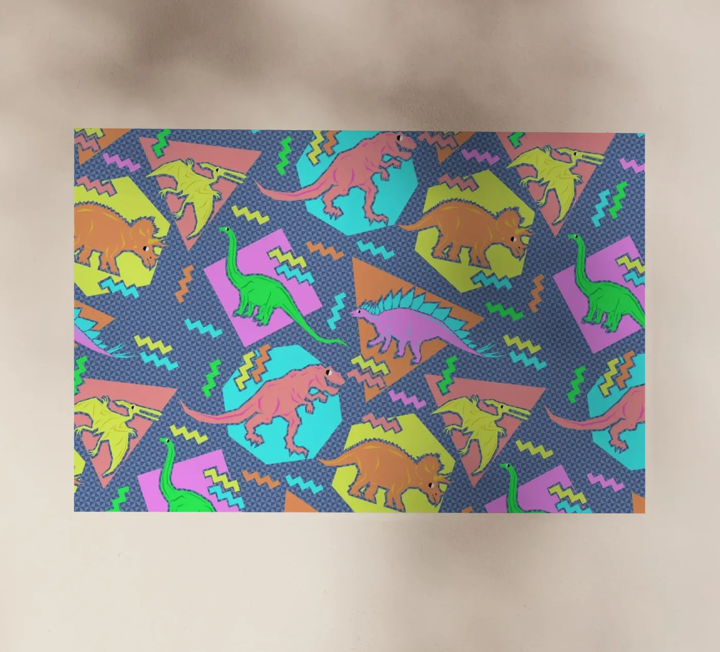 90's Dinosaur Pattern pellicola backlit da Chobopop