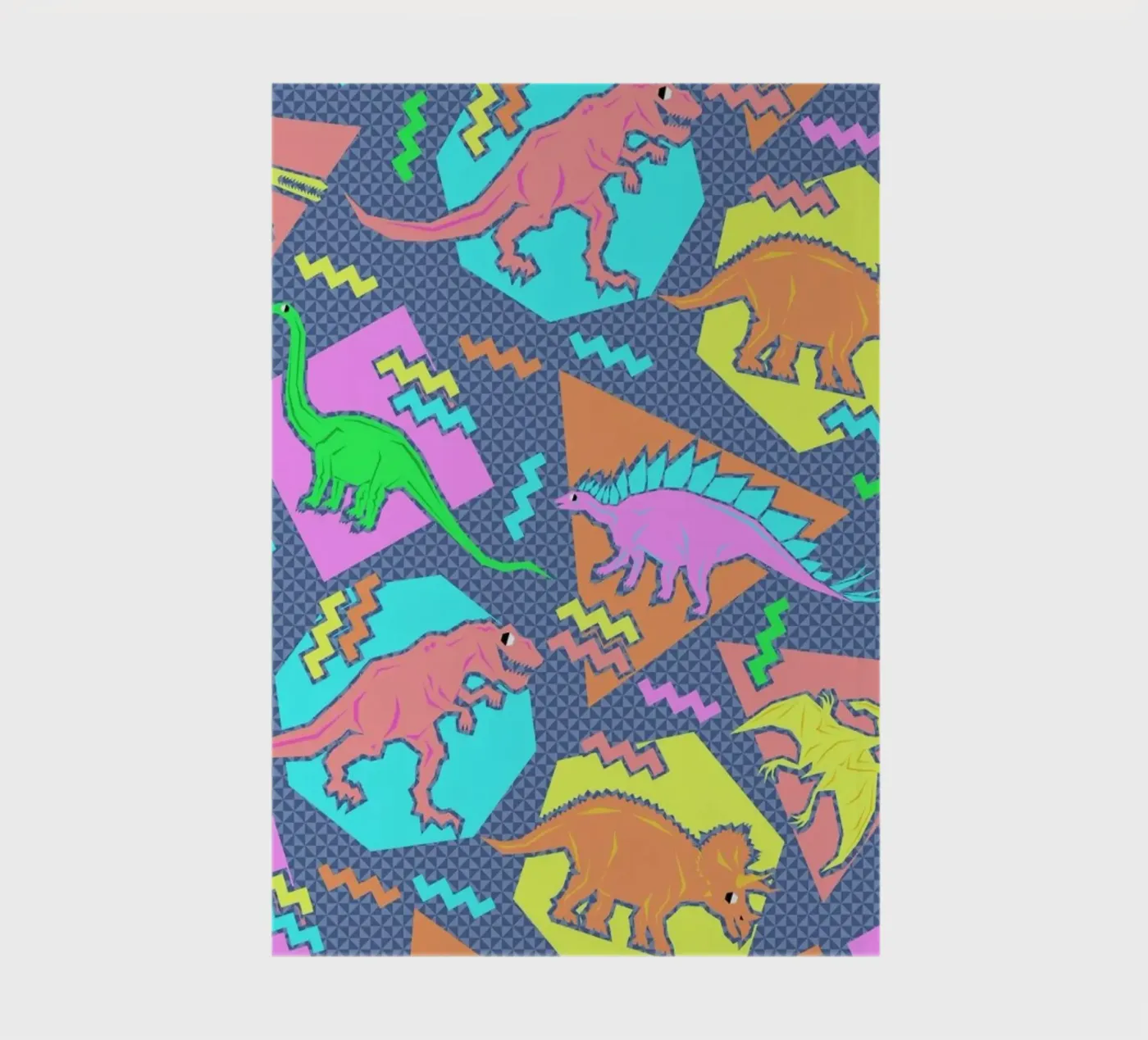 90's Dinosaur Pattern notebook by Chobopop
