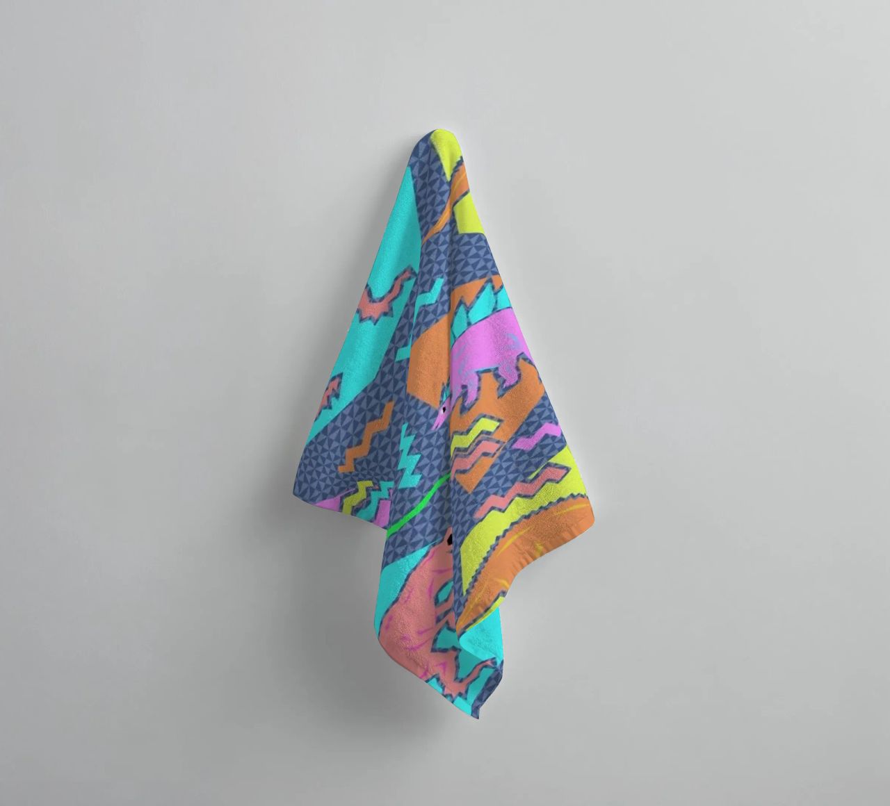 90's Dinosaur Pattern serviette de bain de Chobopop