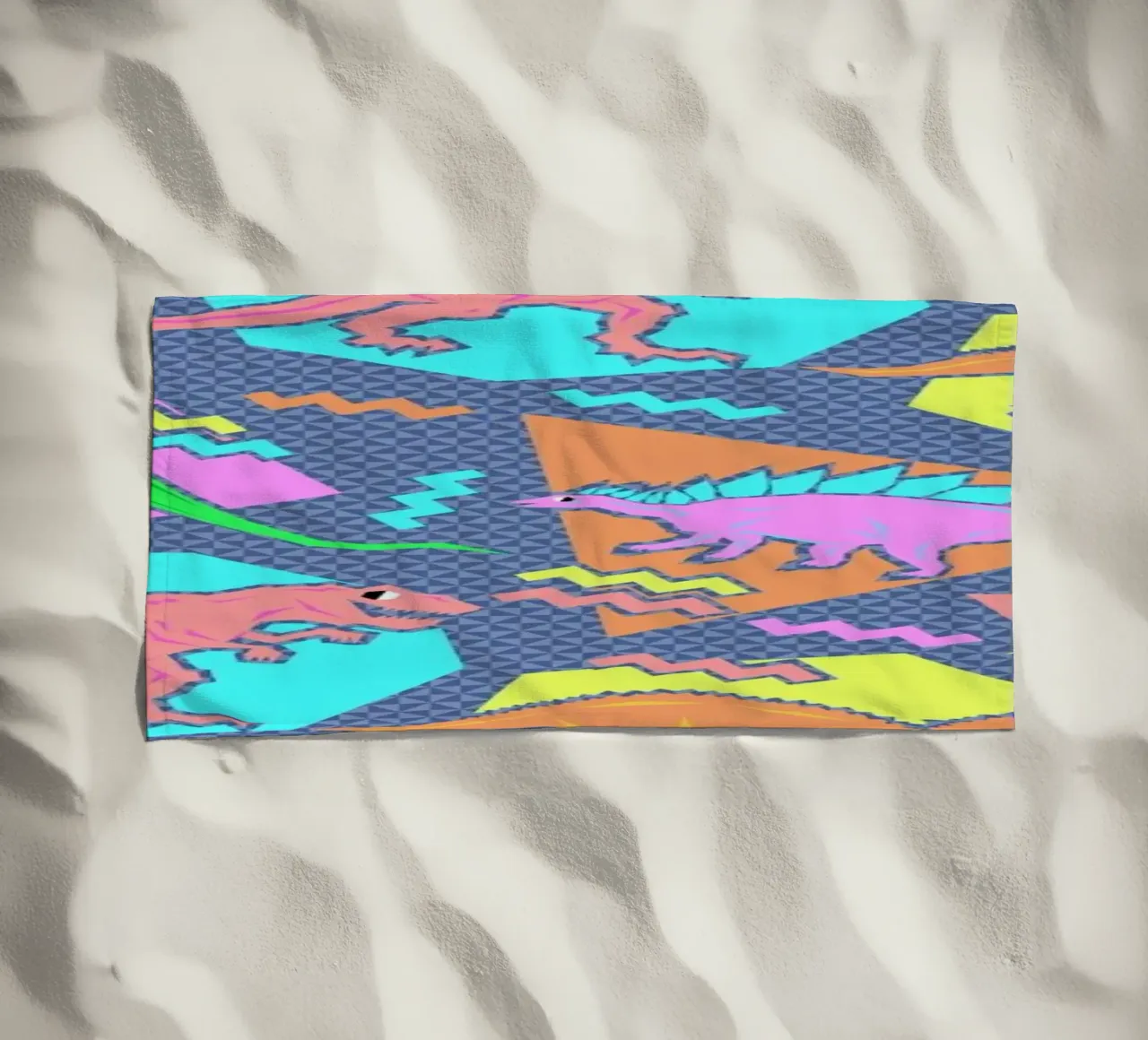 90's Dinosaur Pattern telo mare da Chobopop