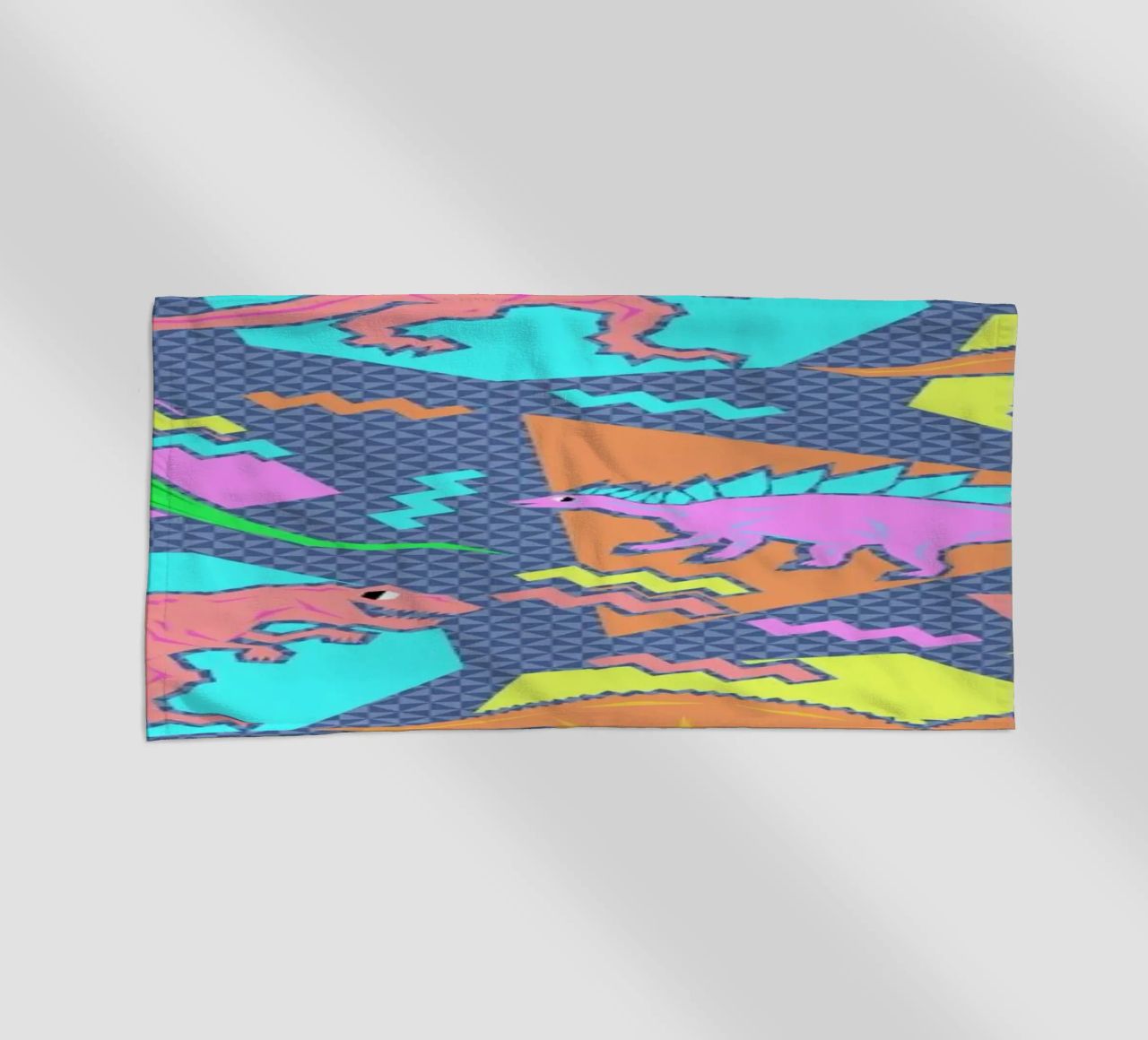 90's Dinosaur Pattern serviette de plage de Chobopop