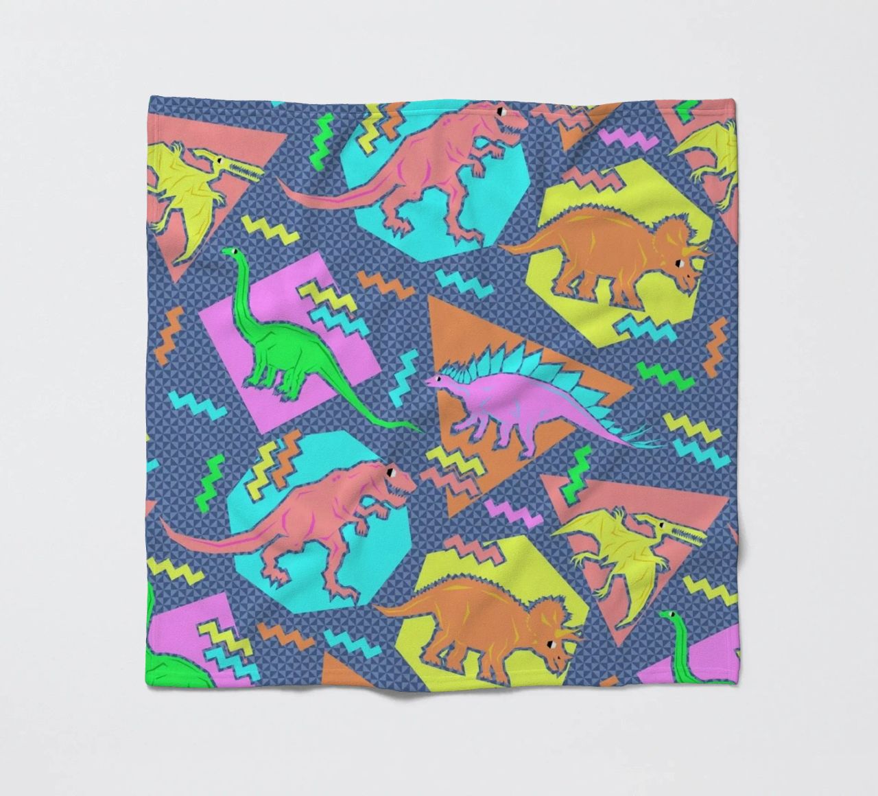 90's Dinosaur Pattern coperta in pile da Chobopop