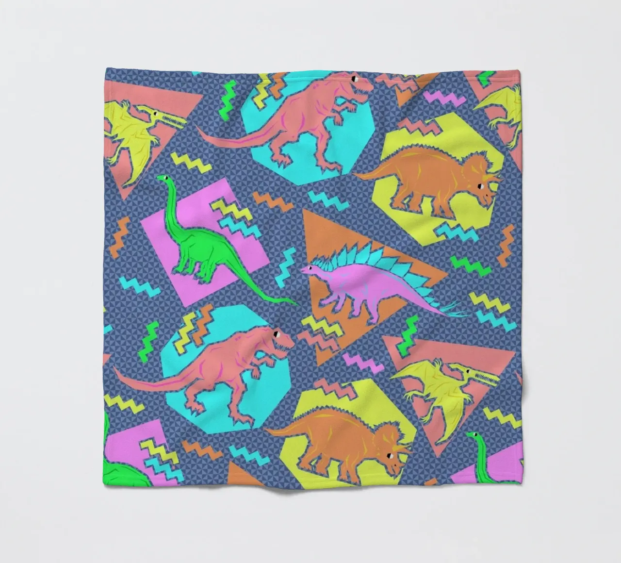90's Dinosaur Pattern Fleecedecke von Chobopop