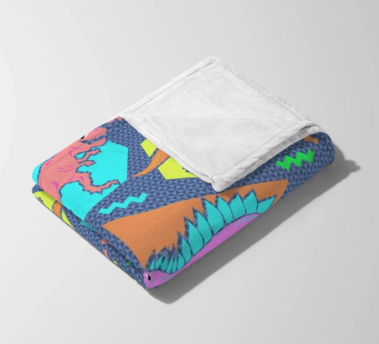 90's Dinosaur Pattern coperta in pile da Chobopop