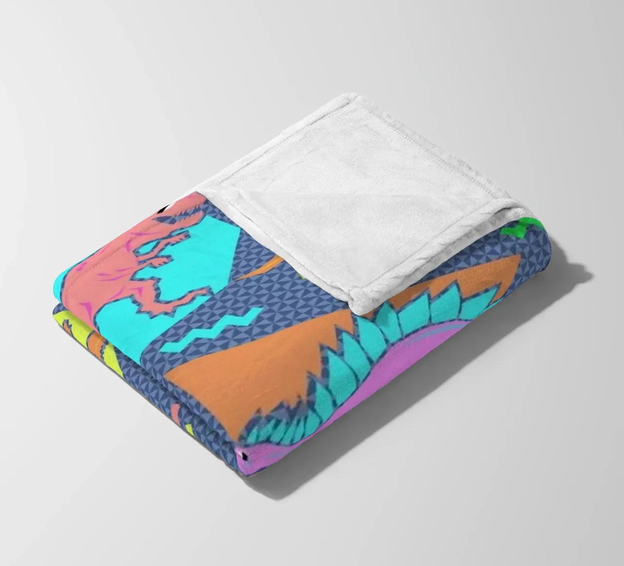 90's Dinosaur Pattern Fleecedecke von Chobopop