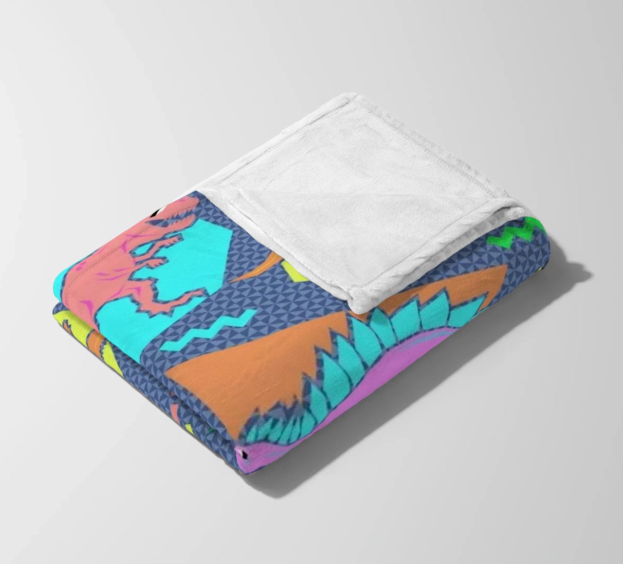 90's Dinosaur Pattern coperta in pile da Chobopop