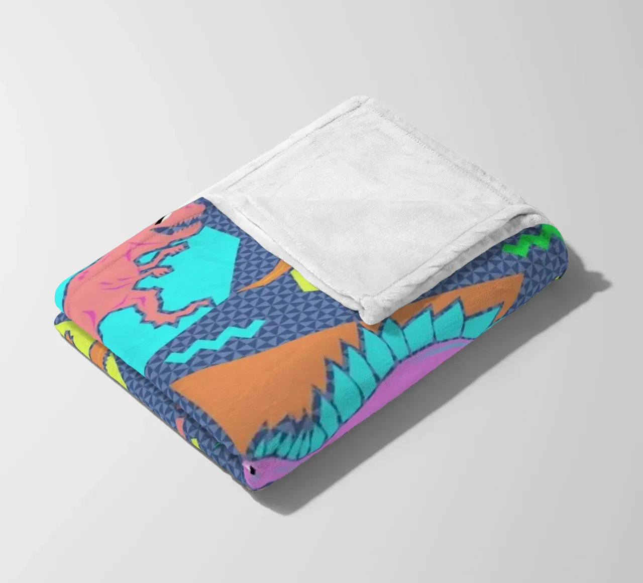 90's Dinosaur Pattern Fleecedecke von Chobopop