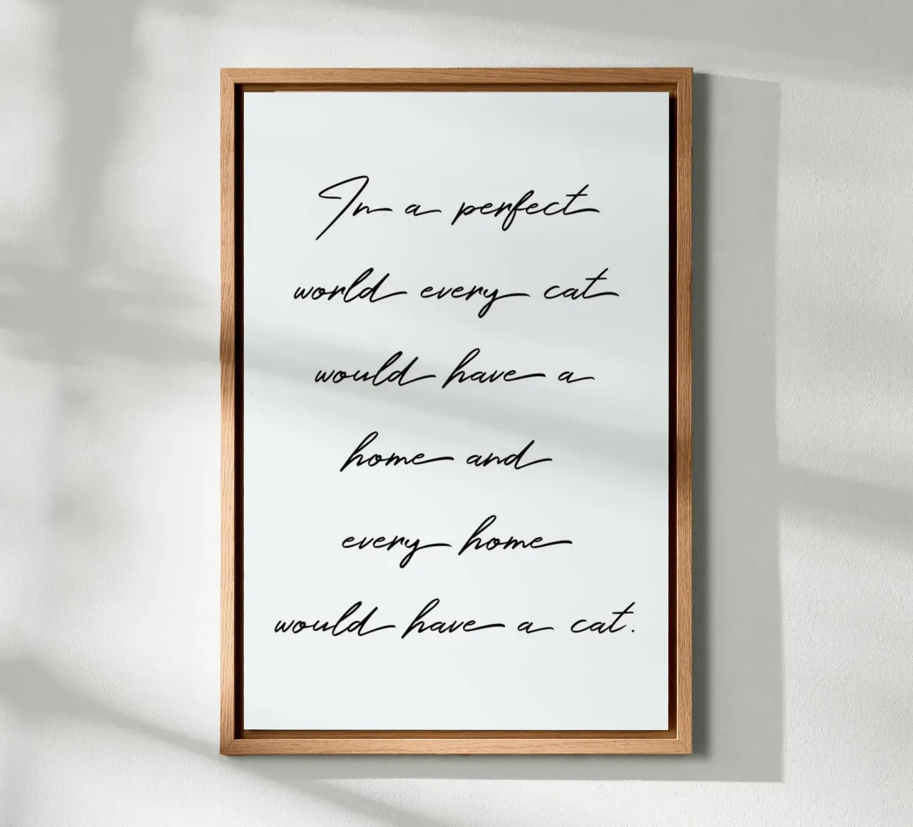 Cat canvas met Baklijst van KRUTH DESIGN