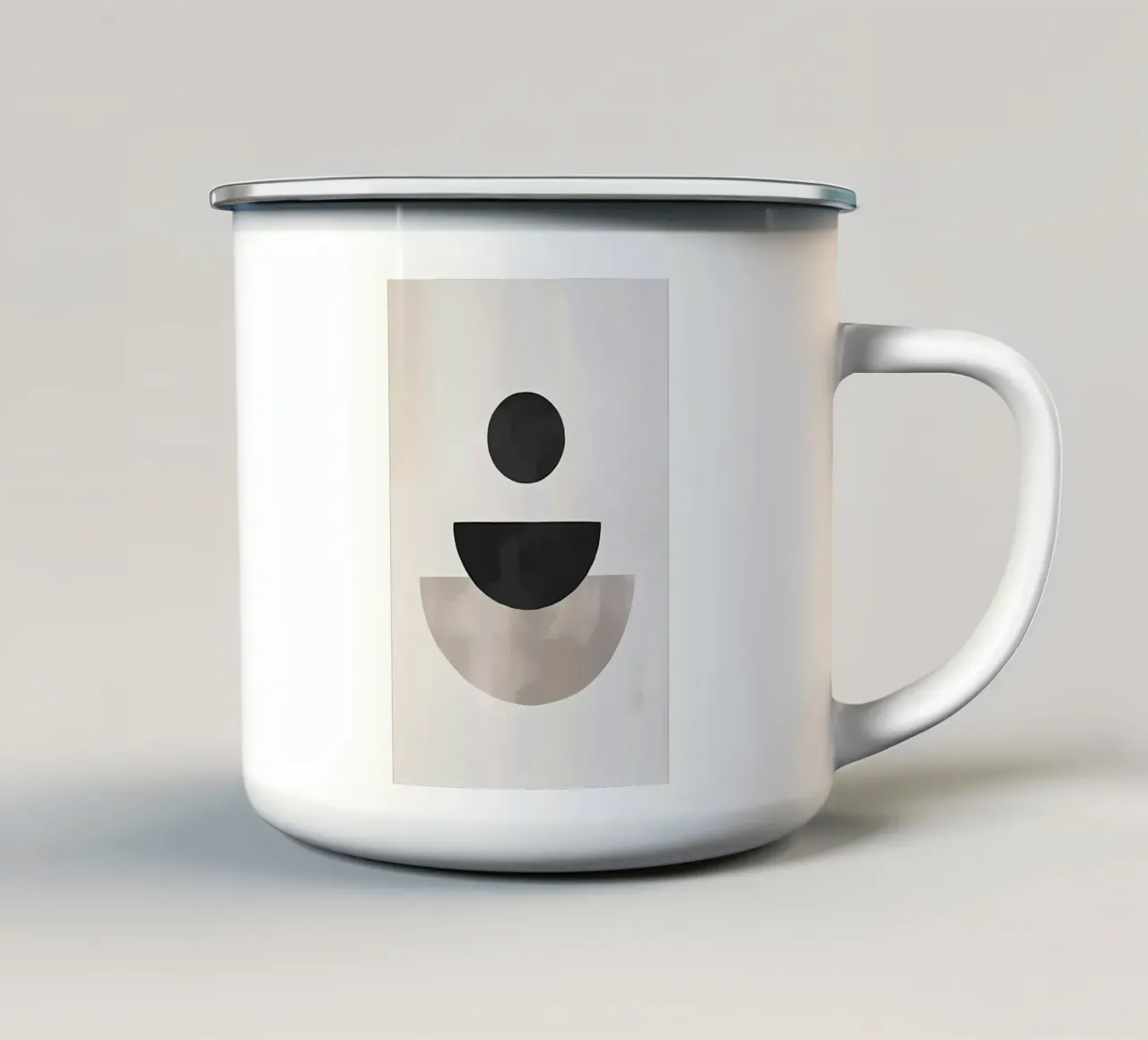 Stampi grafici Nr3 tazza in smalto da Manhmai