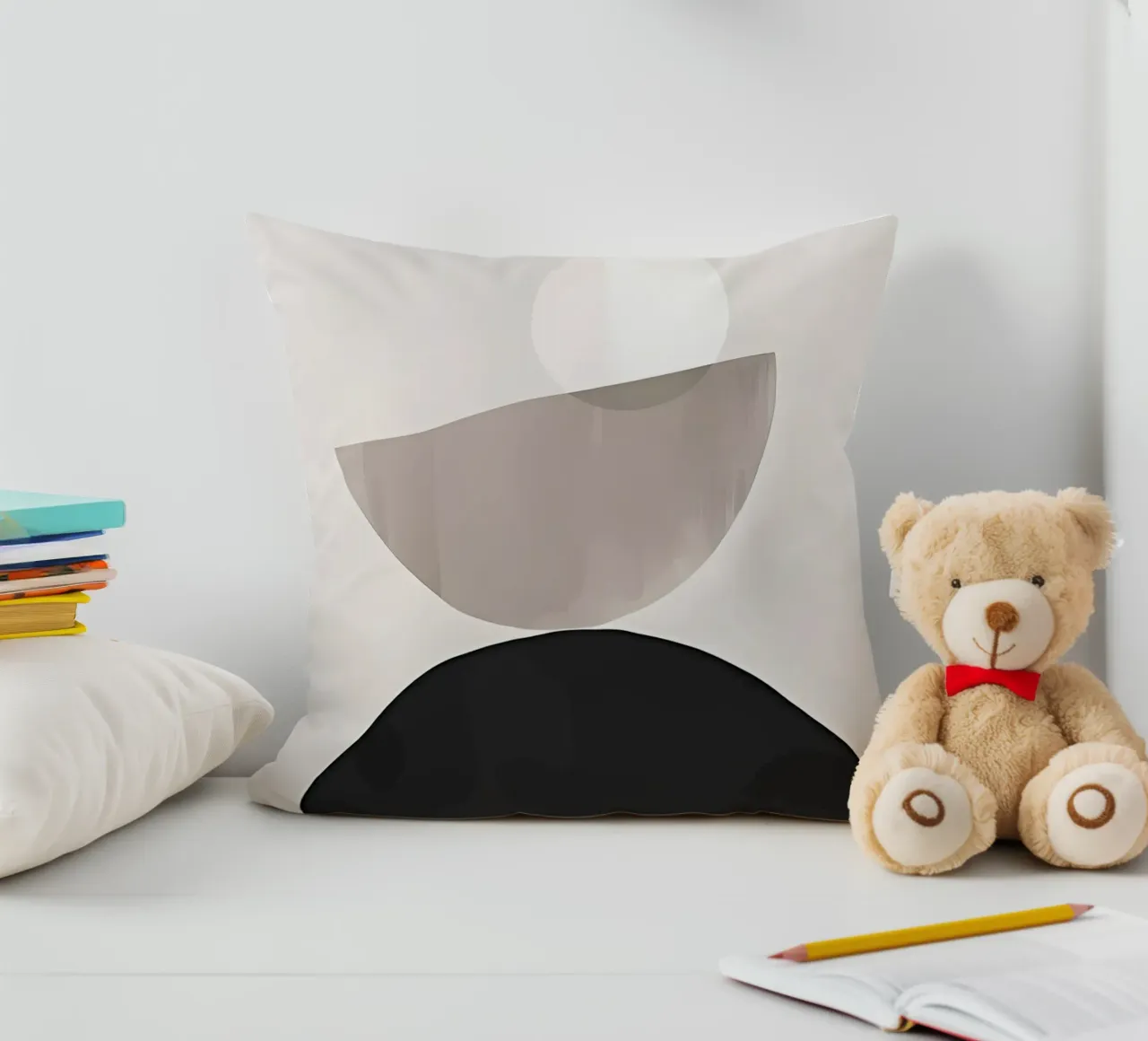 Graphic moulds Nr4 decorative cushion by Manhmai