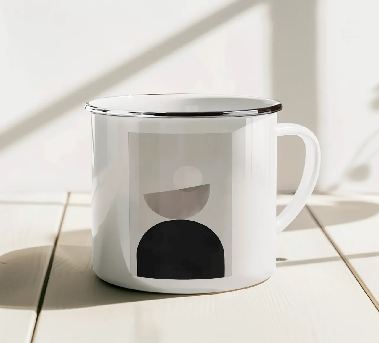 Stampi grafici Nr4 tazza in smalto da Manhmai