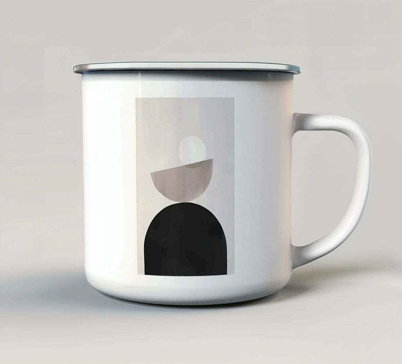 Stampi grafici Nr4 tazza in smalto da Manhmai