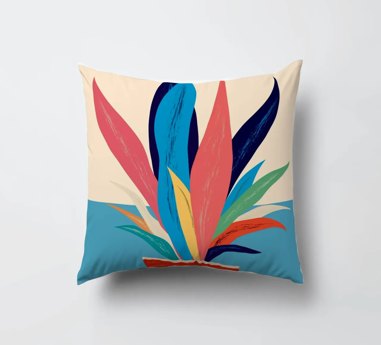 Arte astratta moderna Pianta 19 cuscino da ThingDesign