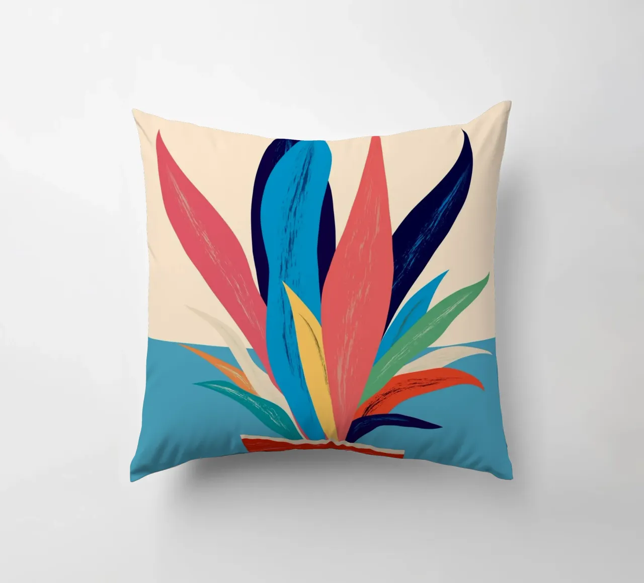 Arte astratta moderna Pianta 19 cuscino da ThingDesign