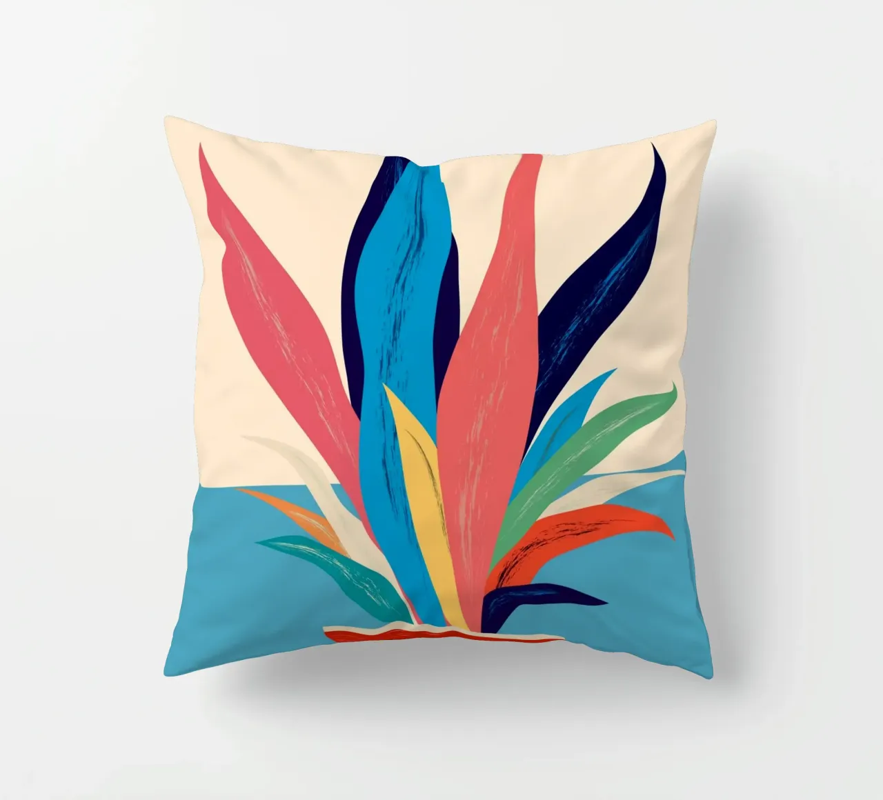Arte astratta moderna Pianta 19 cuscino da ThingDesign