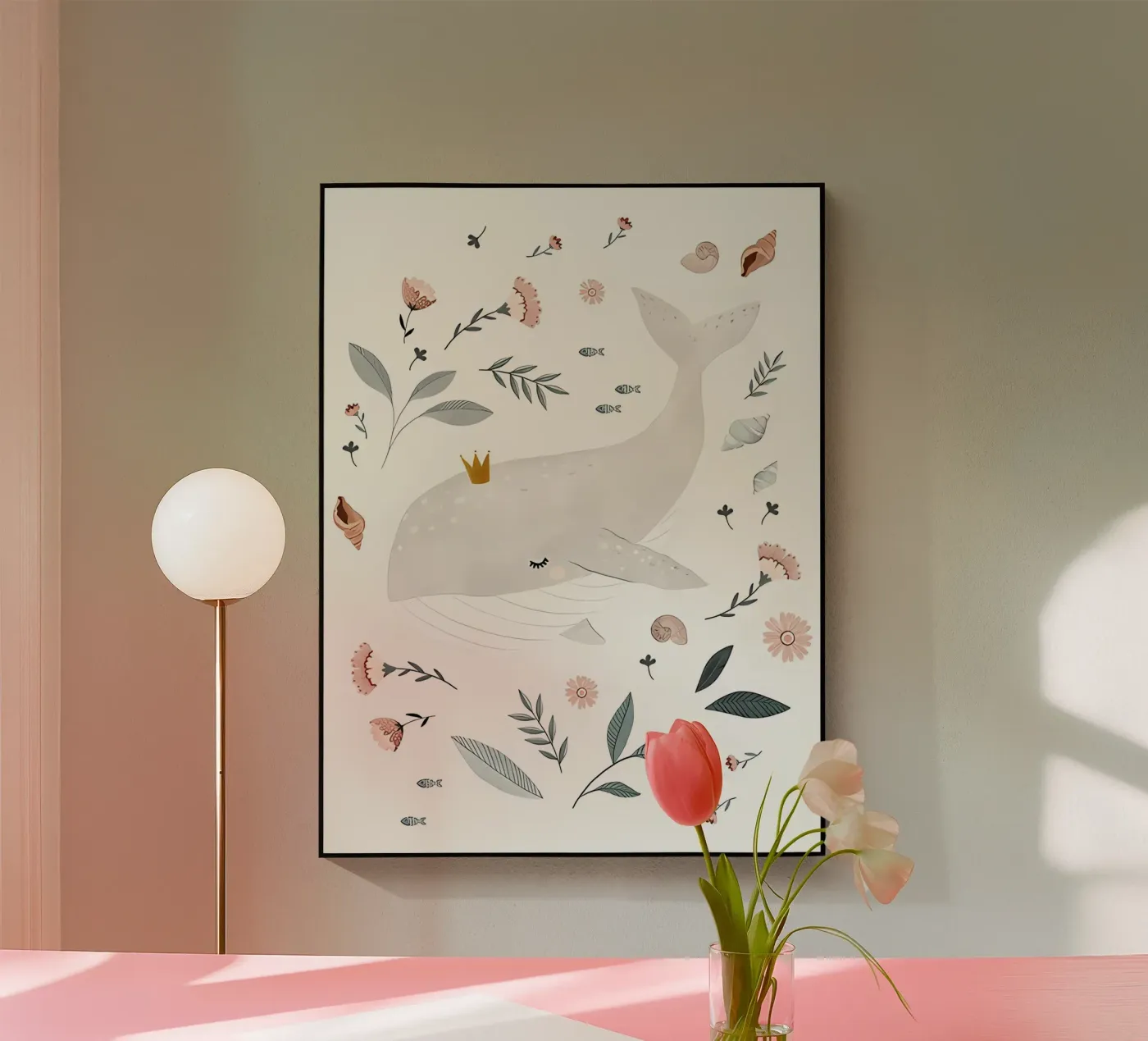 Bambino Wal plexiglass da mitaco