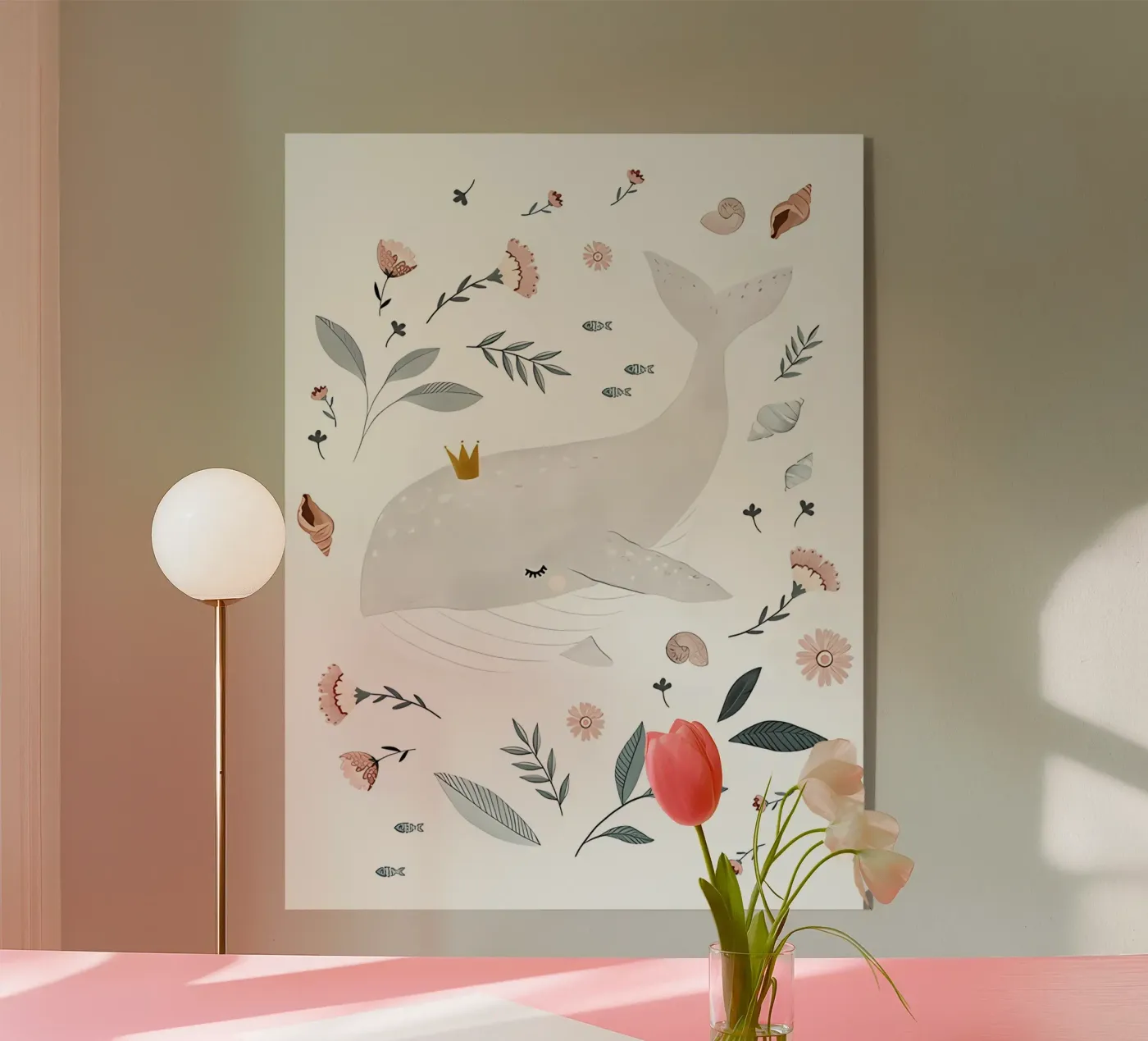 Bambino Wal plexiglass da mitaco