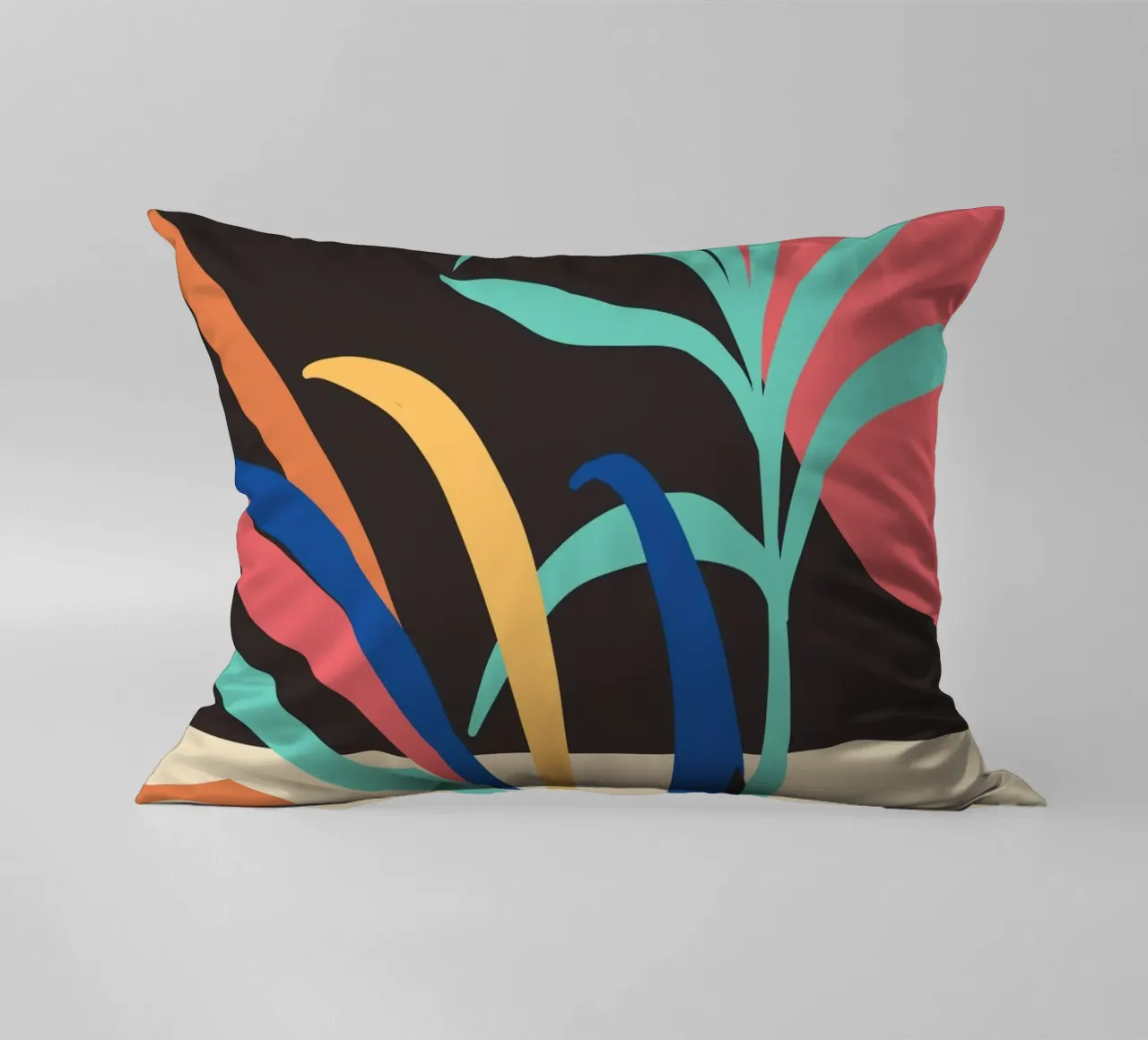 Arte astratta moderna Pianta 7 cuscino da ThingDesign