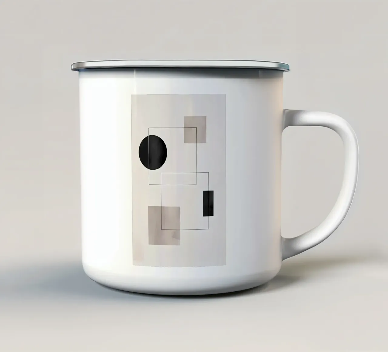 Graphics Moulds enamel mug by Manhmai
