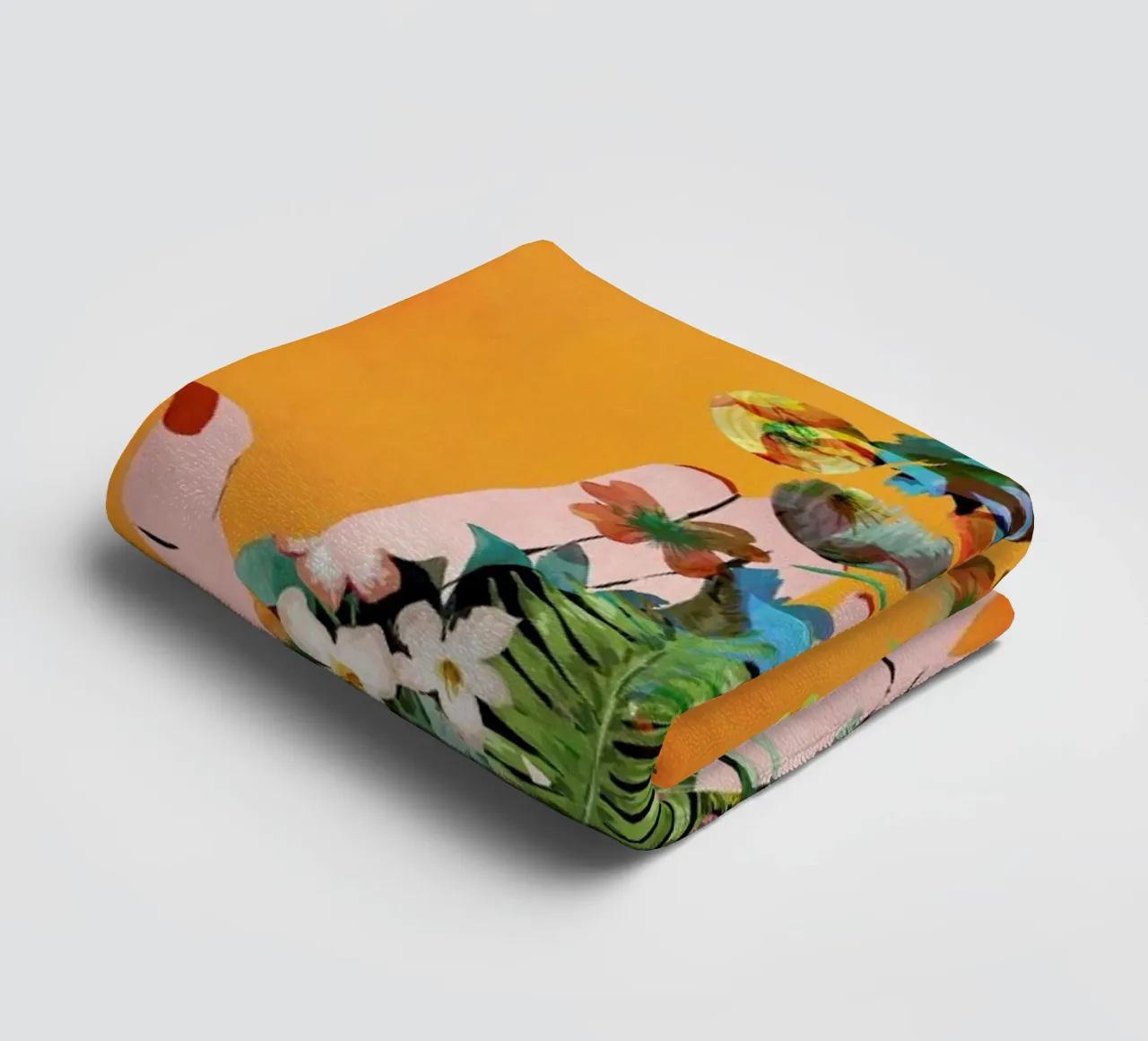 Frida's Hands towel by treechild