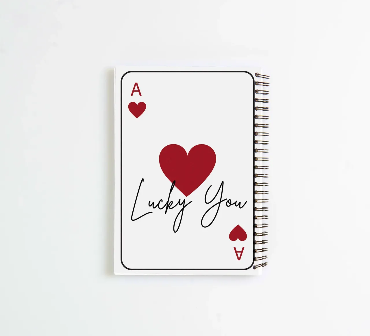 Lucky You spiral notebook by ramosashop