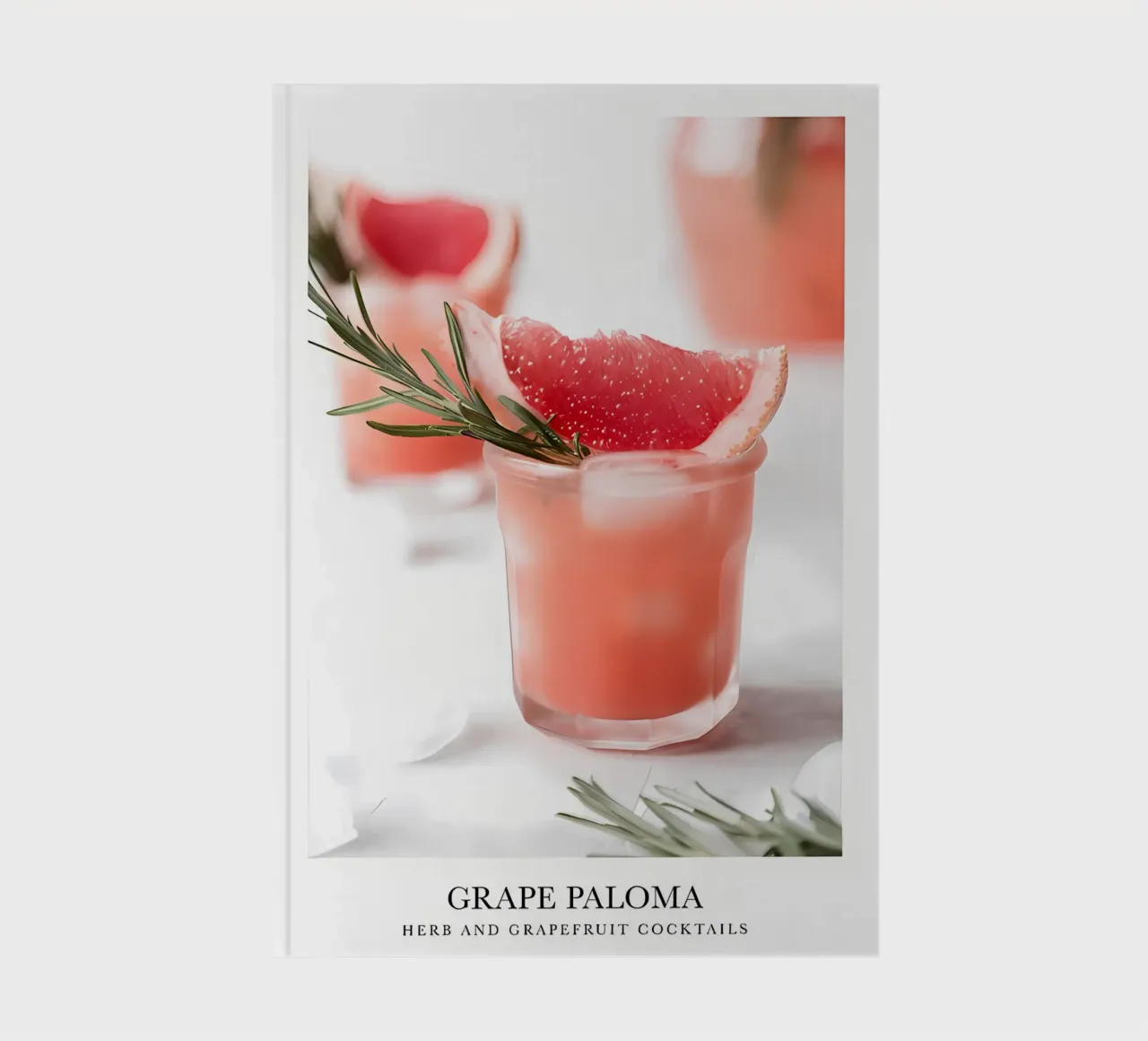 Grapefruit Cocktail notebook by Manhmai